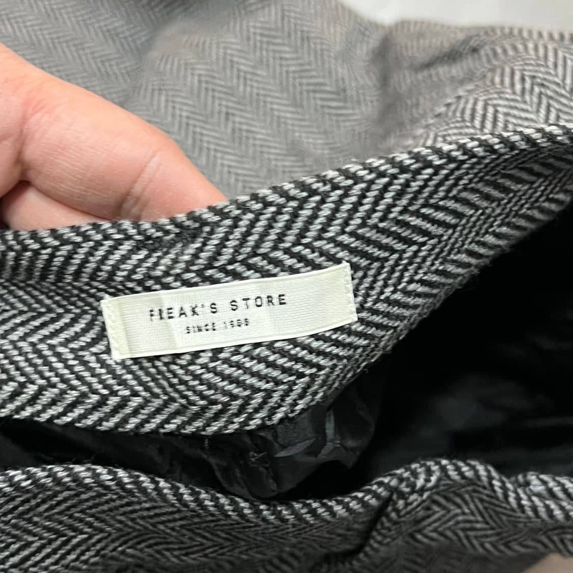  프릭스스토어 원턱 헤링본 슬랙스 y15823 상품이미지5