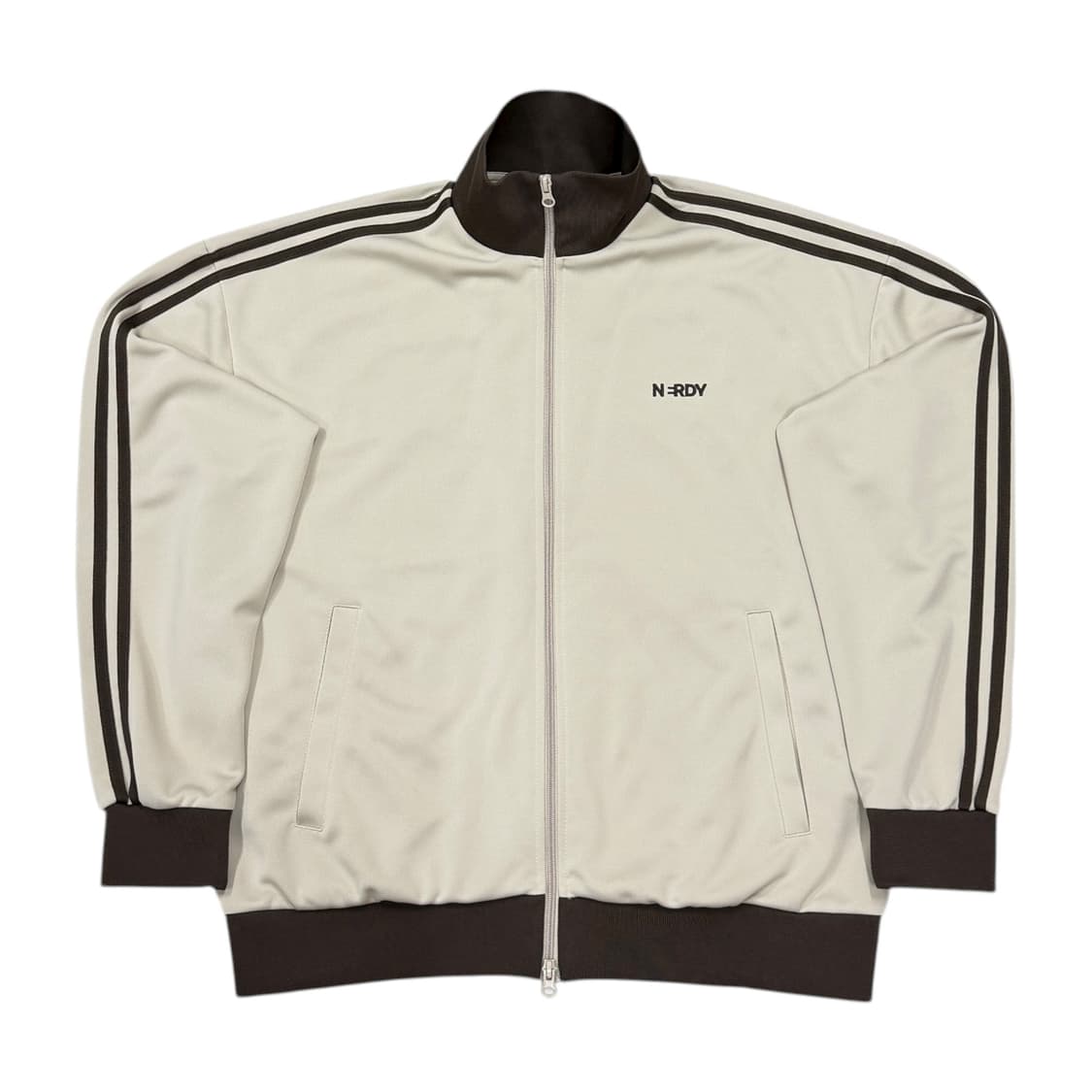 널디 트랙탑 져지 자켓 라이트 베이지 L 상품이미지1