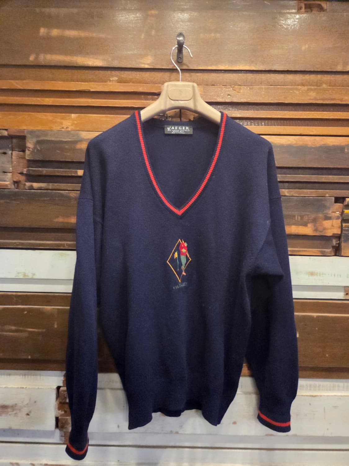 Jaeger 스코틀랜드 메이드 램스울니트  상품이미지9