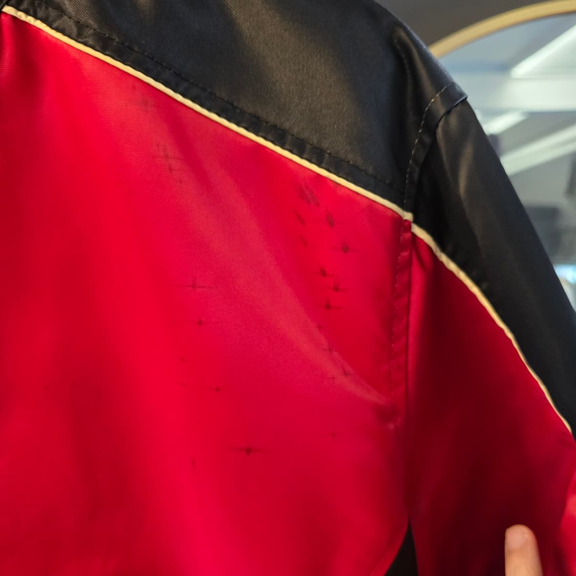 야마하 YAMAHA 레이싱 자켓 레드 블랙 빈티지 상품이미지5