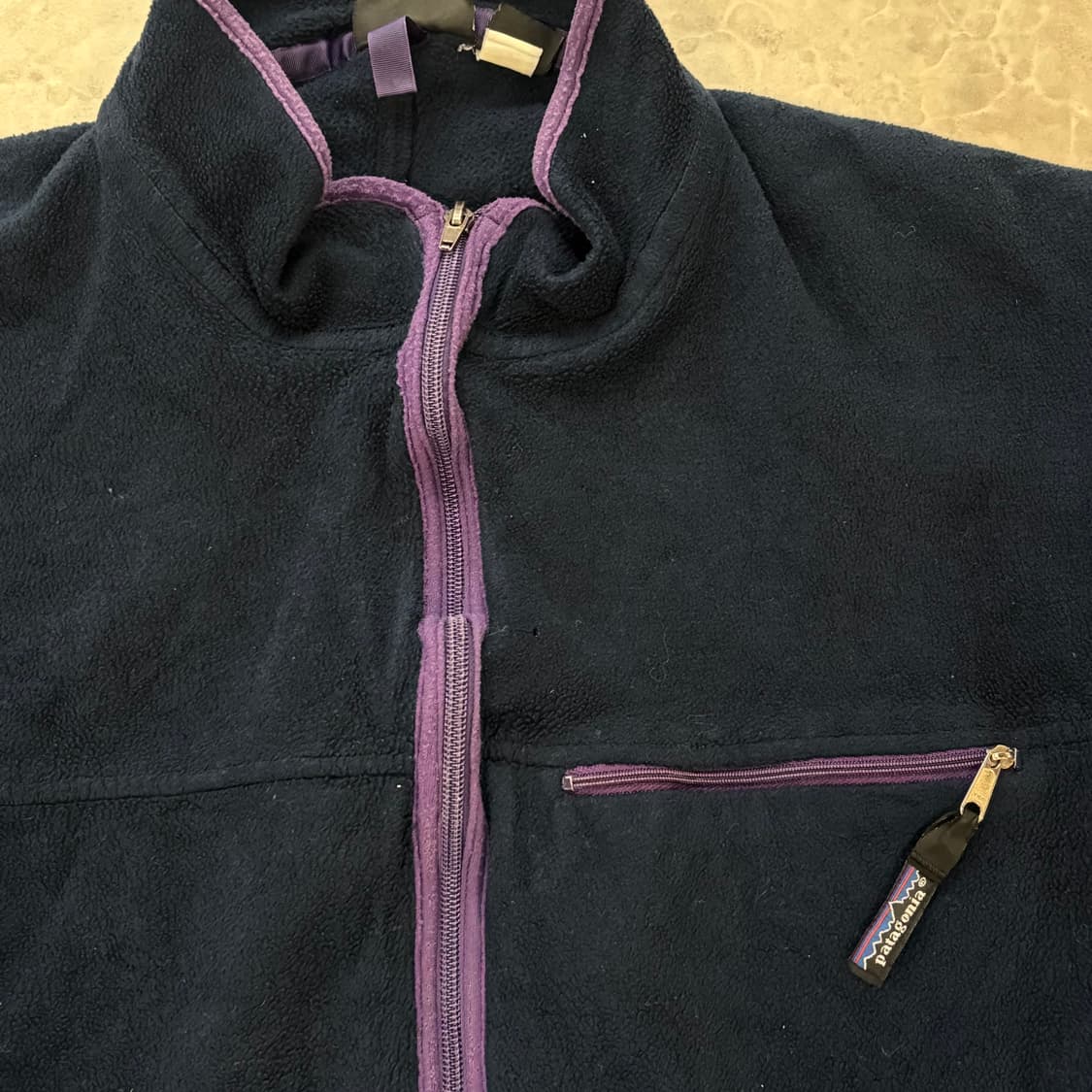 90s USA🇺🇸 파타고니아 딥파일 네이비 옵시디언블루 플럼 상품이미지2