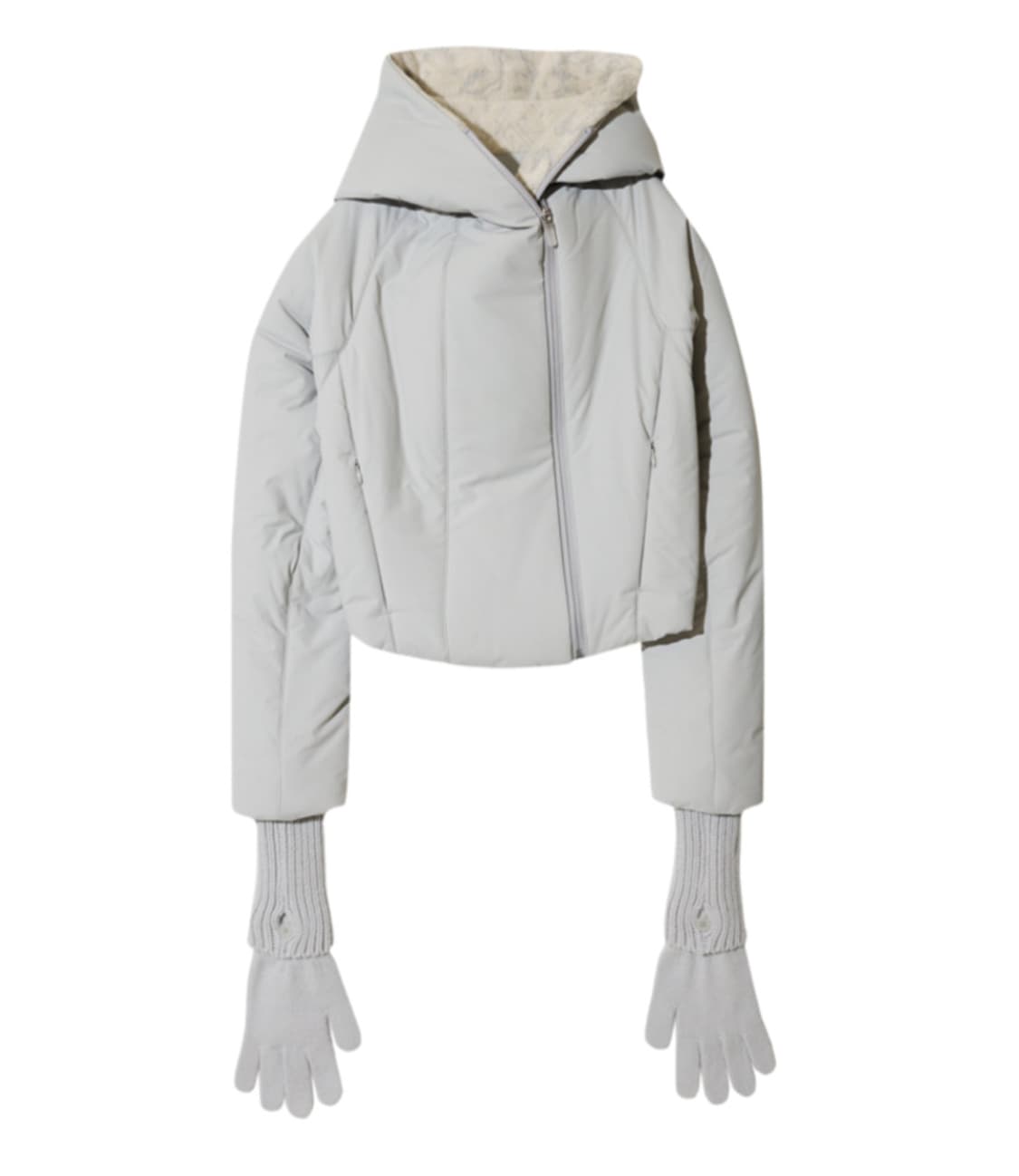 혜인 서 패디드 크롭 자켓 + 글러브 상품이미지2