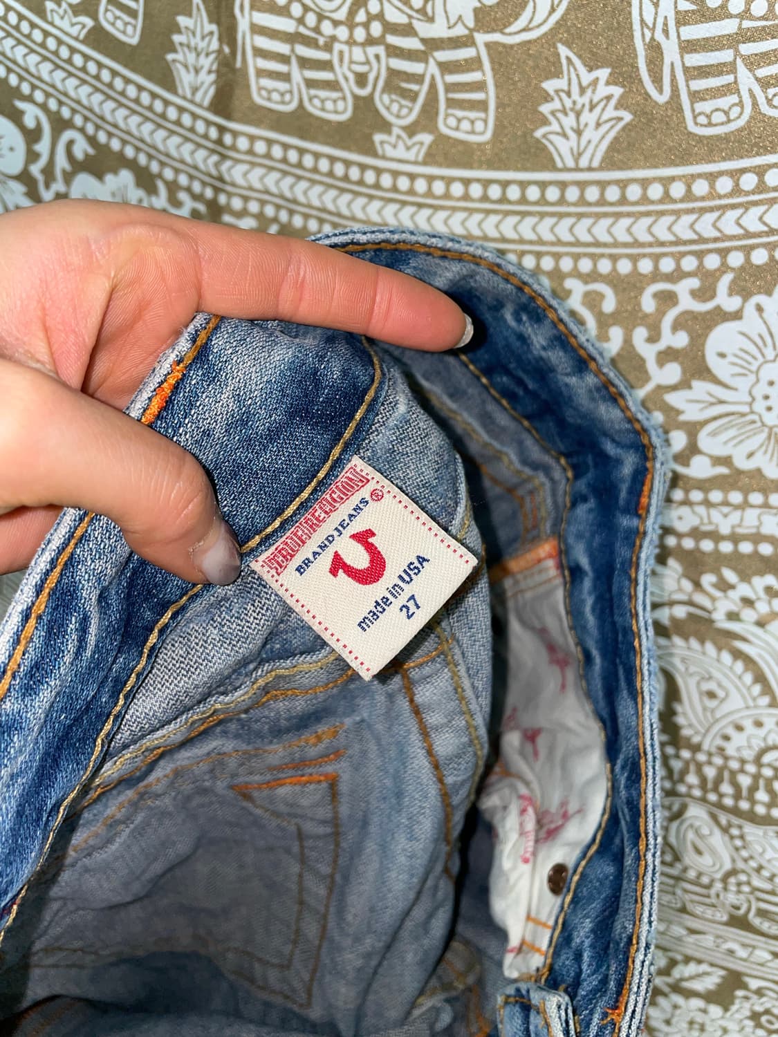 트루릴리젼 조이 부츠컷 데님팬츠  상품이미지7