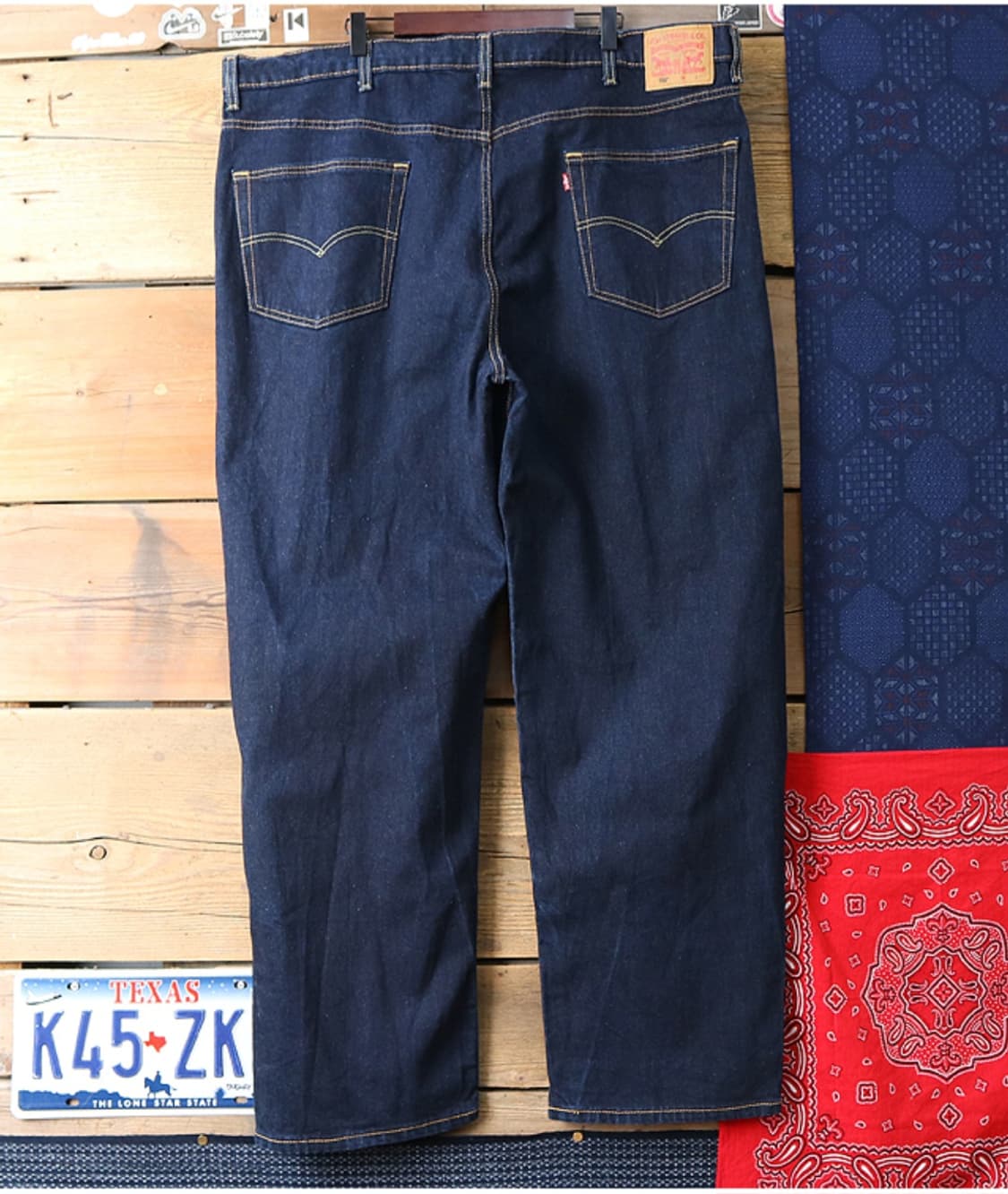 LEVIS 리바이스 550 인디고 진청 빅사이즈 데님 46 빅사이즈 상품이미지5