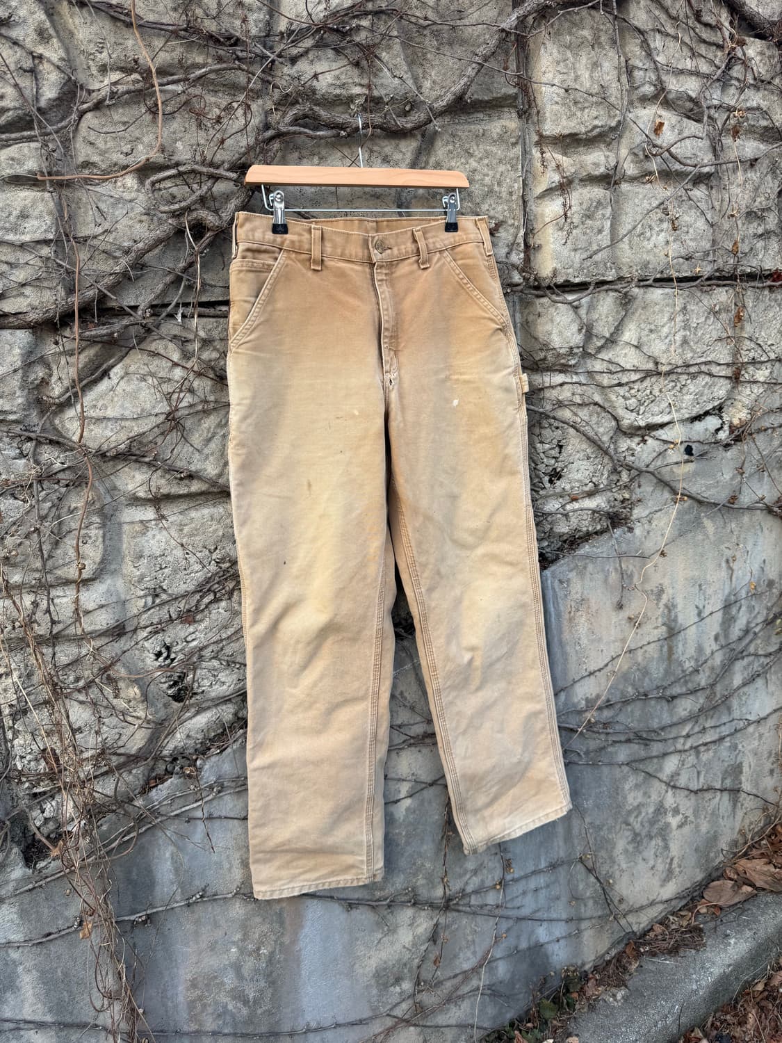 칼하트 빈티지 b11 브라운 싱글니 카펜터 워크 팬츠 32 상품이미지3