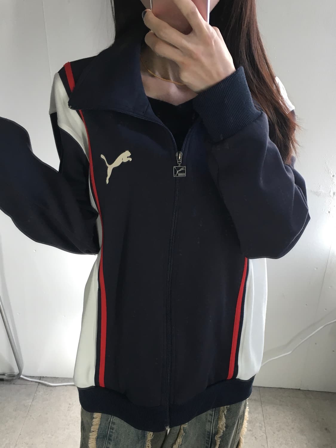 퓨마 가슴로고 트랙탑 져지 상품이미지2