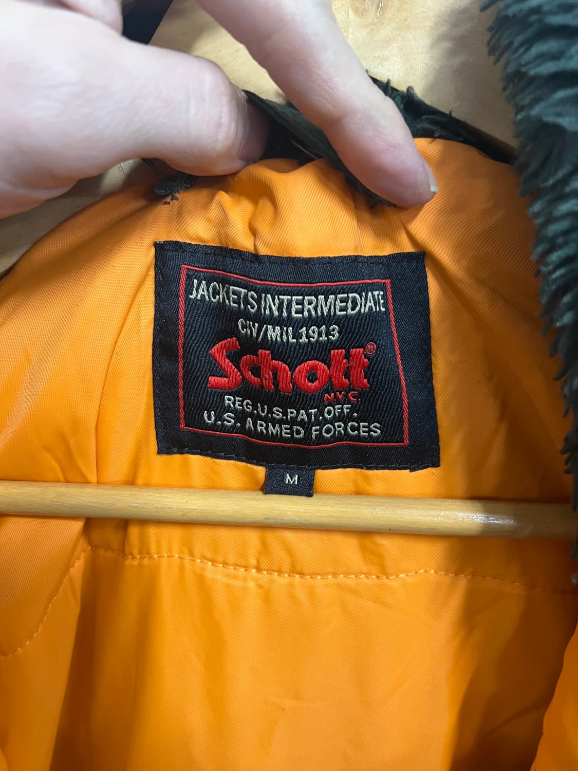 Schott 쇼트 밀리터리 N3B 야상 파카 상품이미지5