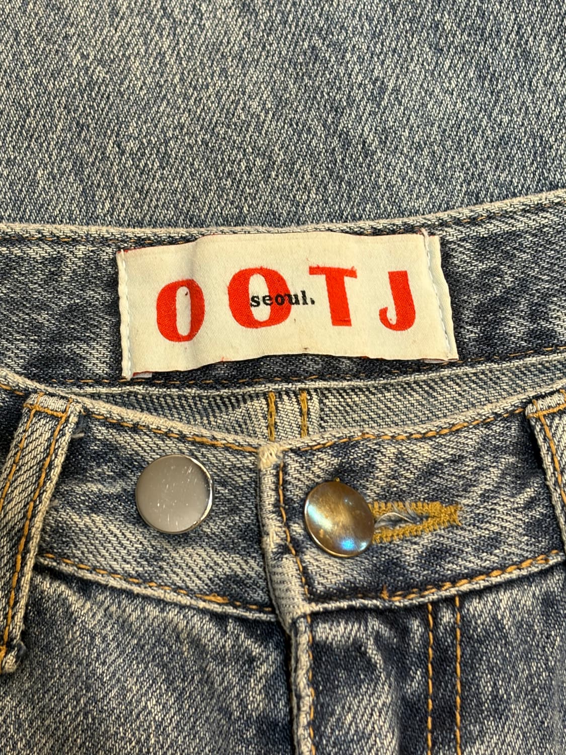M 오오티제이 서울 OOTJ seoul 와이드 데님팬츠 3.5 상품이미지6