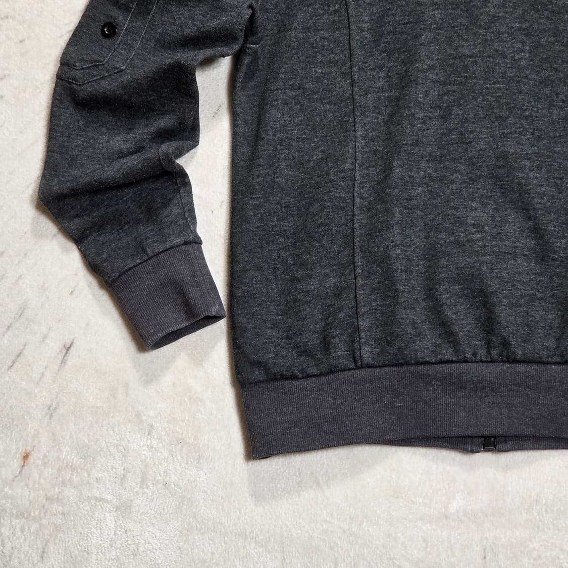 스톤아일랜드 그레이 차콜 후드집업 상품이미지6