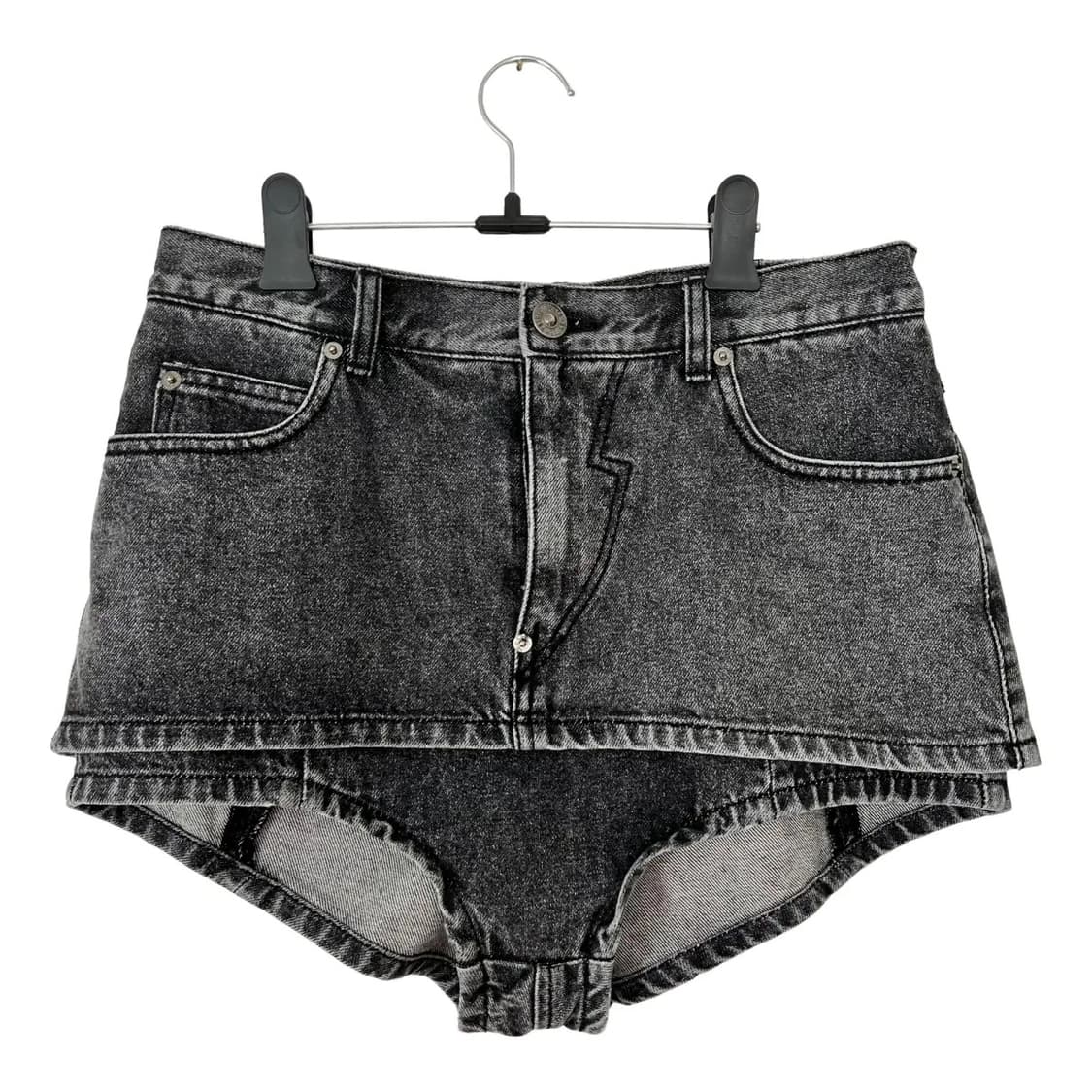 PUSH BUTTON 마이크로 데님 쇼츠 스커트 26 상품이미지1