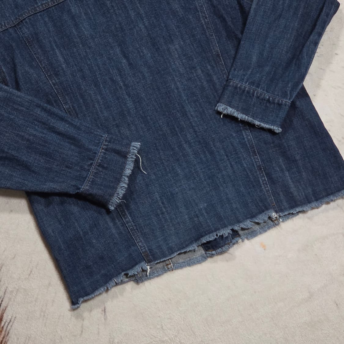 일본 빈티지 진청 그런지 데님자켓 상품이미지6