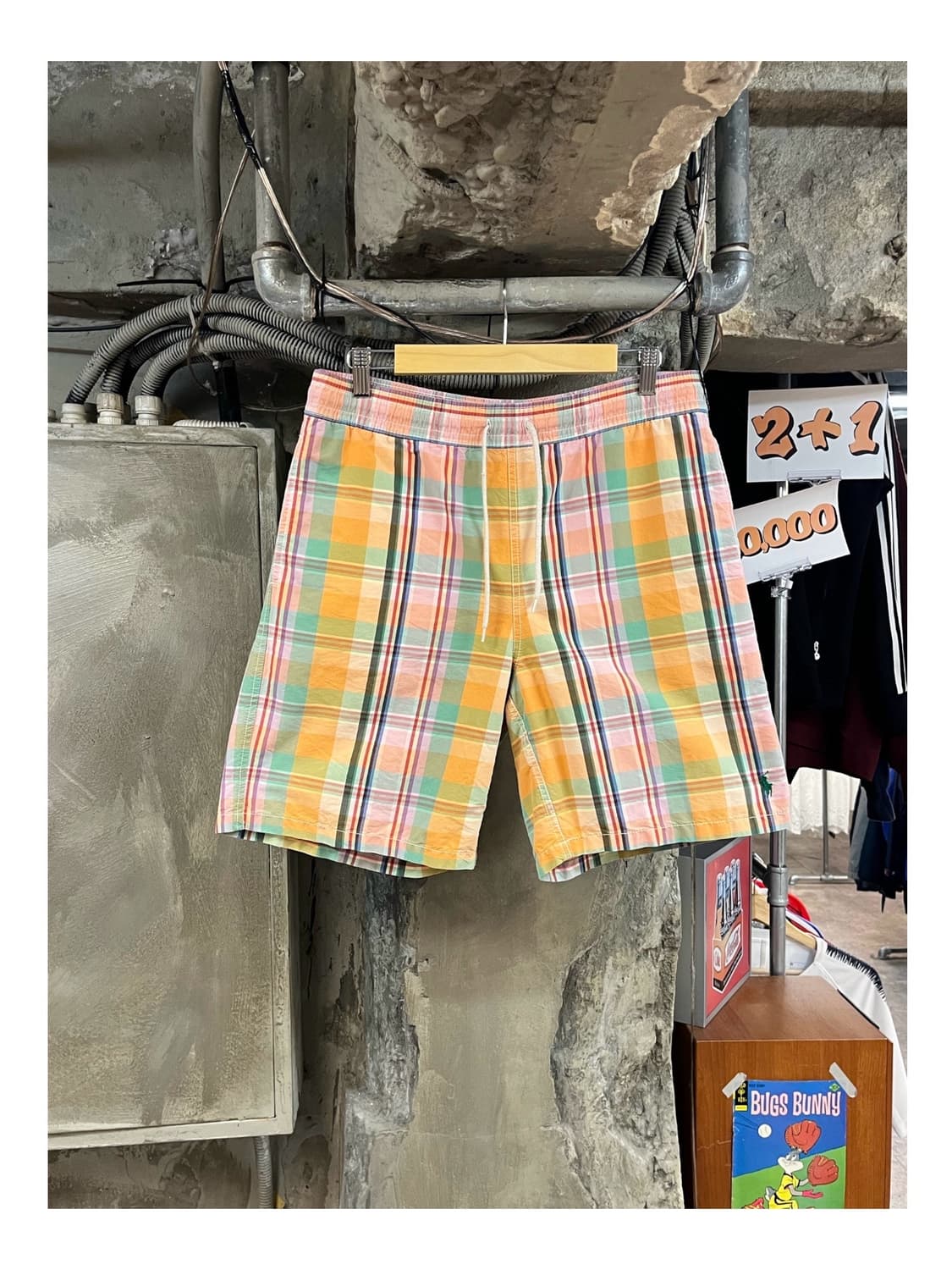 폴로 랄프로렌 멀티 체크 하프 팬츠 S #csz3717 상품이미지1