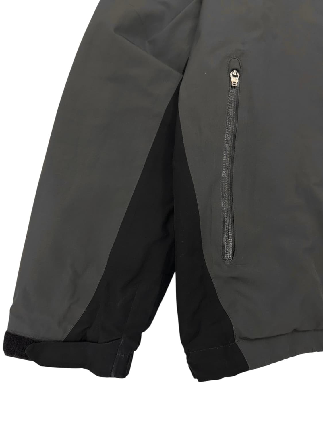 컬럼비아 콜롬비아 고어텍스 바람막이 그레이 블랙&카키그레이 (XL) 상품이미지4