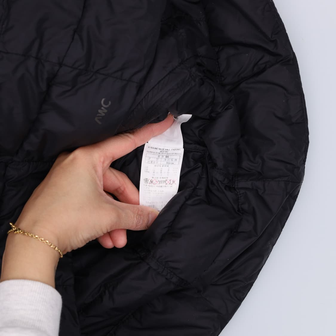 95 블랙야크 경량패디 조끼 0323H1 상품이미지4