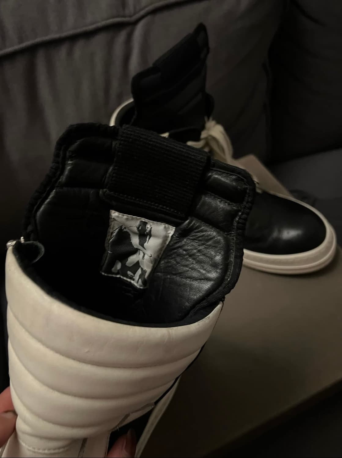 릭오웬스 지오바스켓 밀크블랙 41 size 상품이미지2