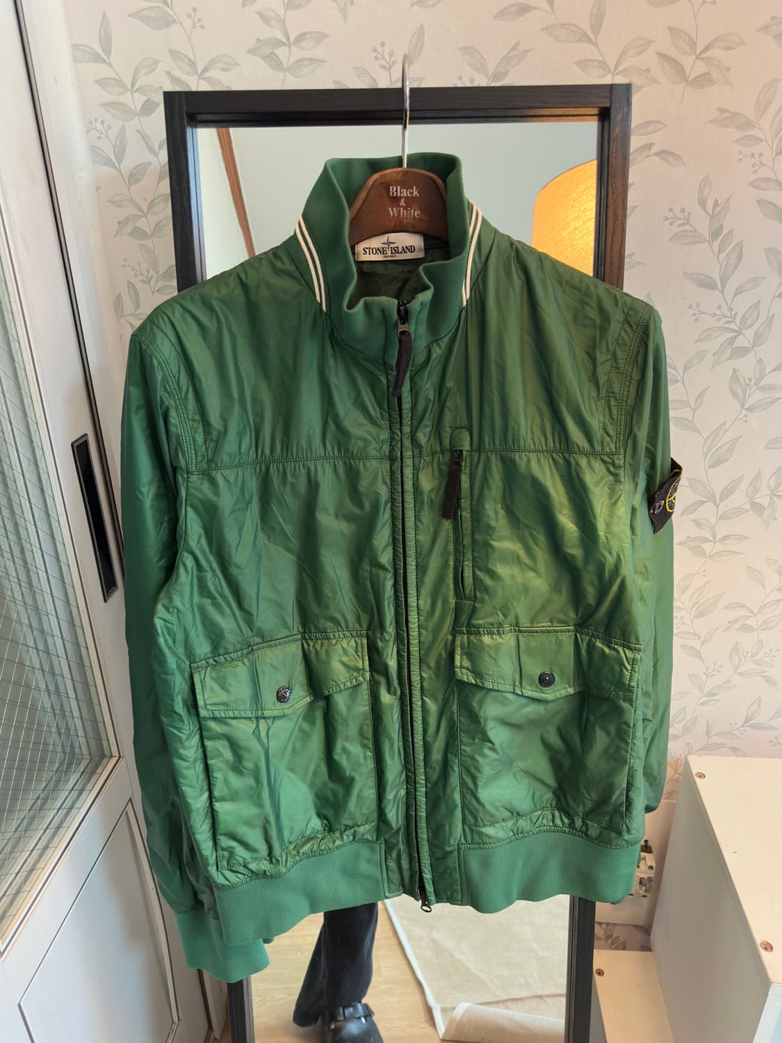 스톤아일랜드 그린 봄버 자켓 L (95-100) 상품이미지9