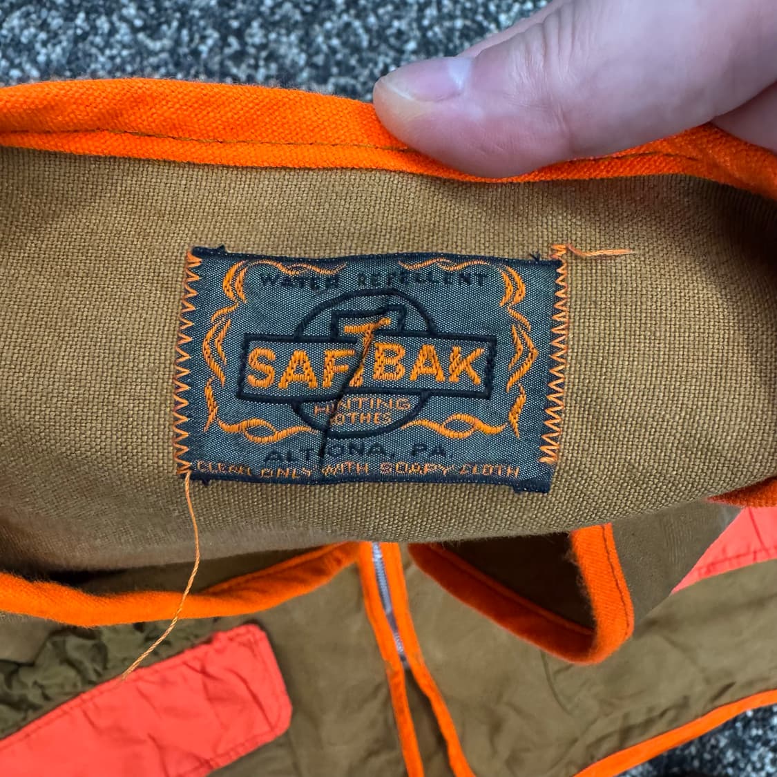 70s Saftbak 빈티지 사파리 헌팅 베스트 (XL)  상품이미지5