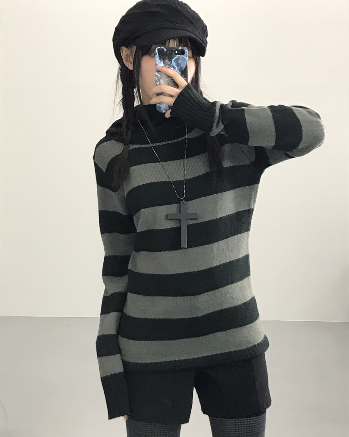 Jpn Acrylic Striped Sweaters 상품이미지1