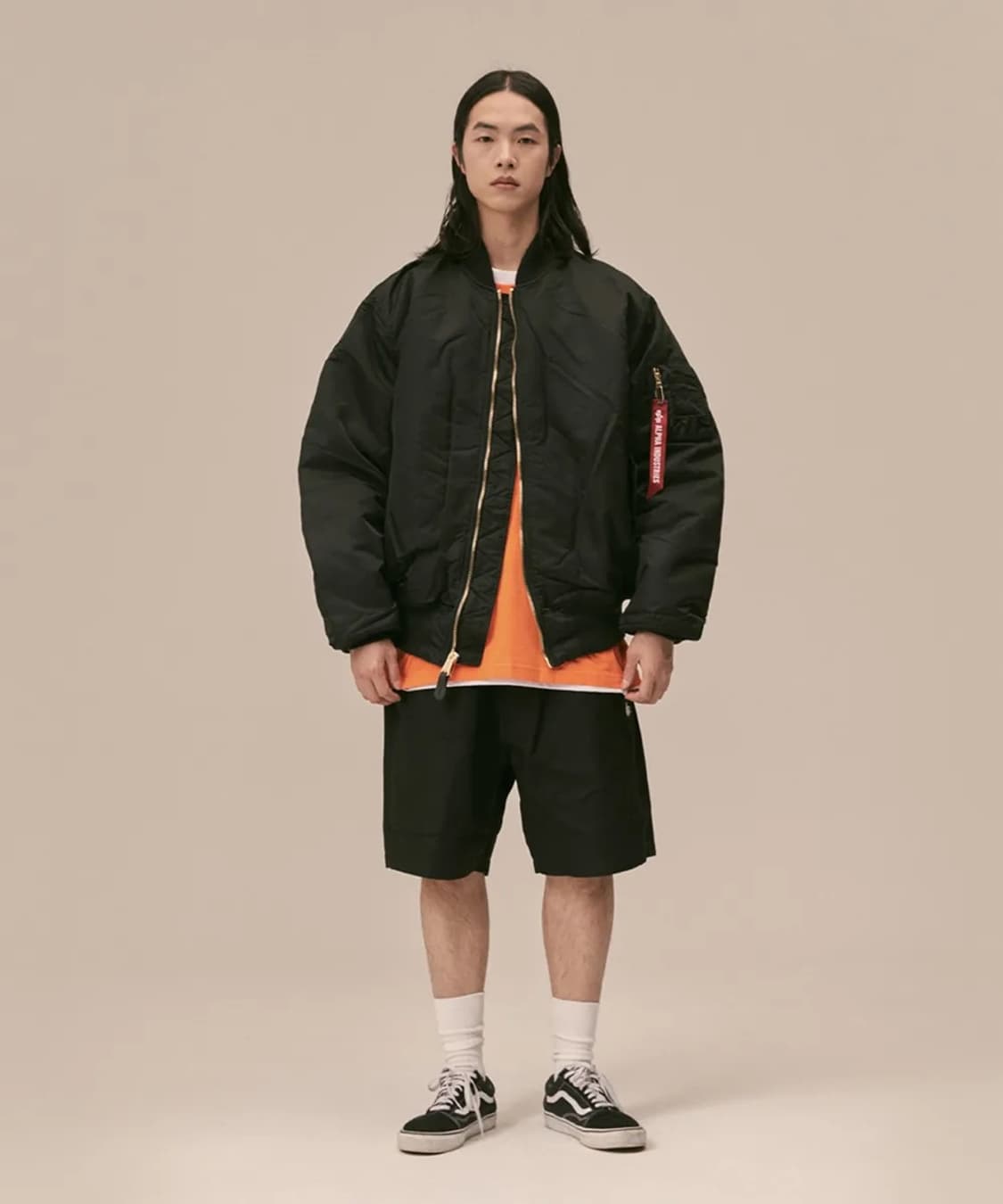 MA-1 레귤러 블러드칫 Black M 상품이미지9