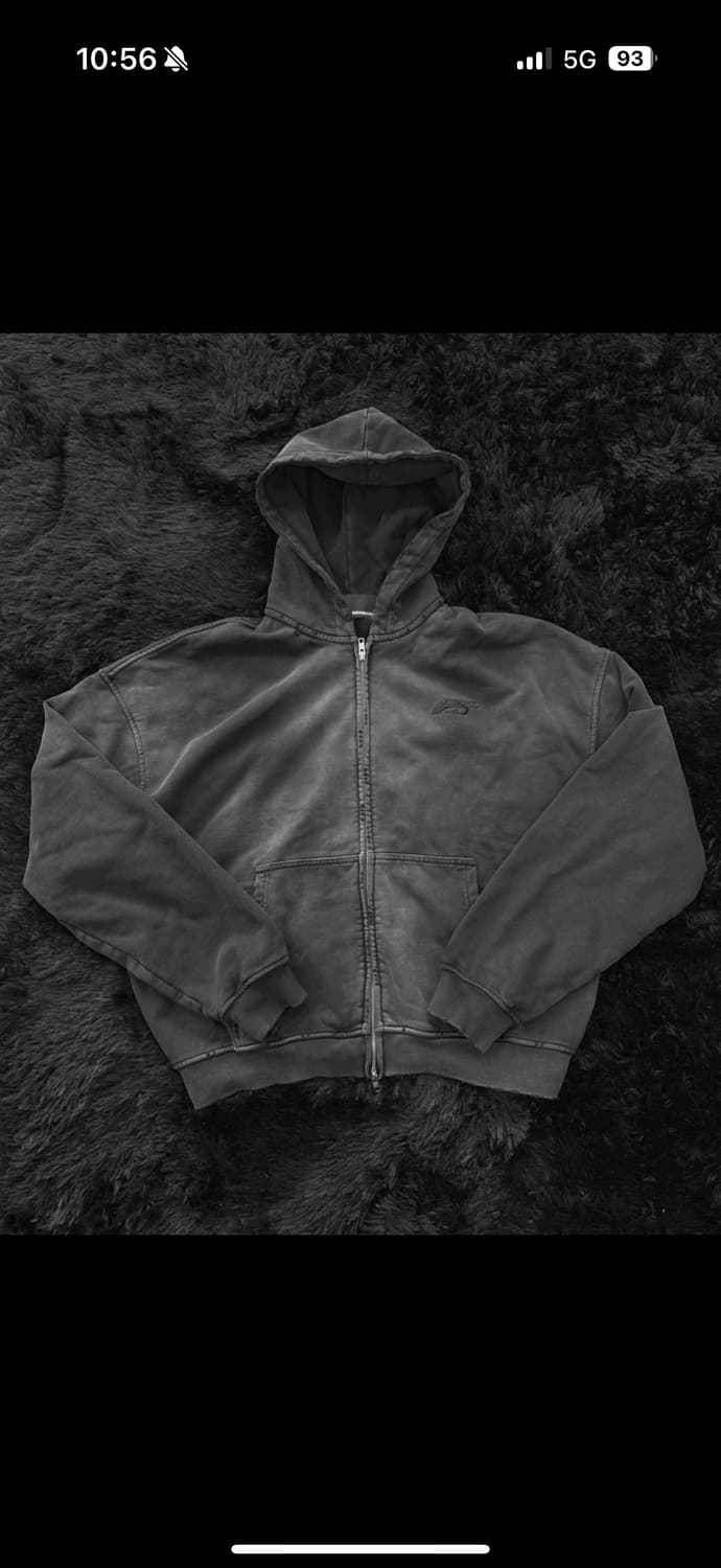 포스센스티브 후드집업 블랙 0사이즈 상품이미지1