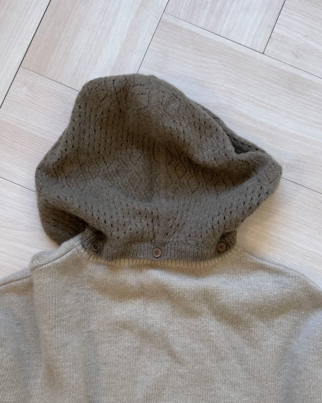 [TheOpen Product] Wool Knit Hoodie 상품이미지9