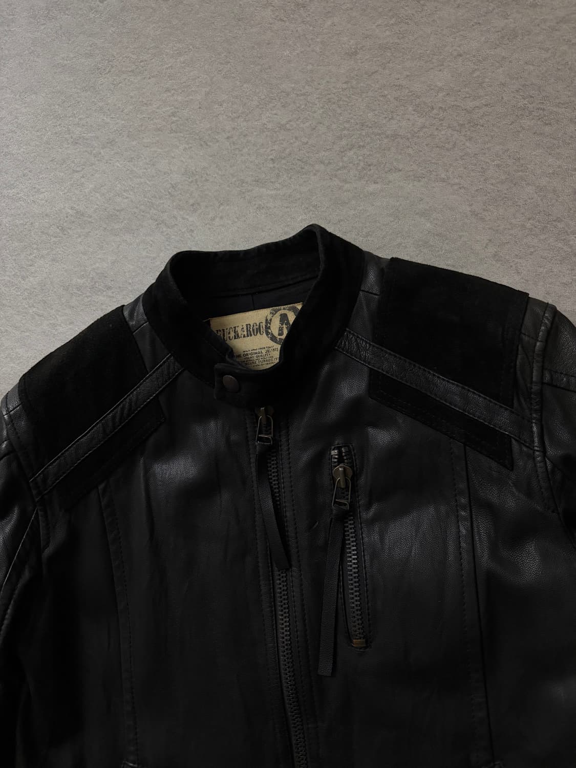 버카루 램스킨 레더 자켓 상품이미지3