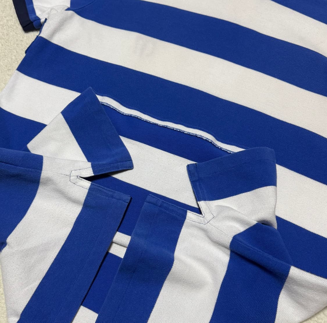 폴로 랄프로렌 스트라이프 성조기 카라 반팔 상품이미지8