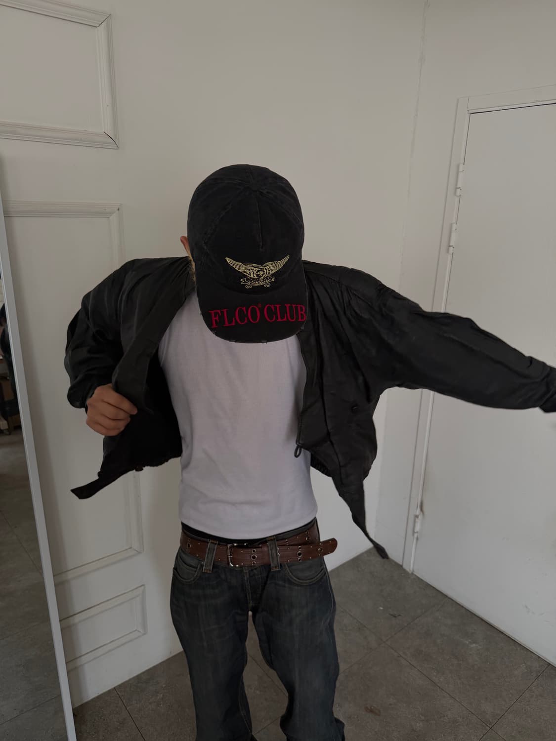 랩클로저 레더 블루종 자켓 상품이미지9