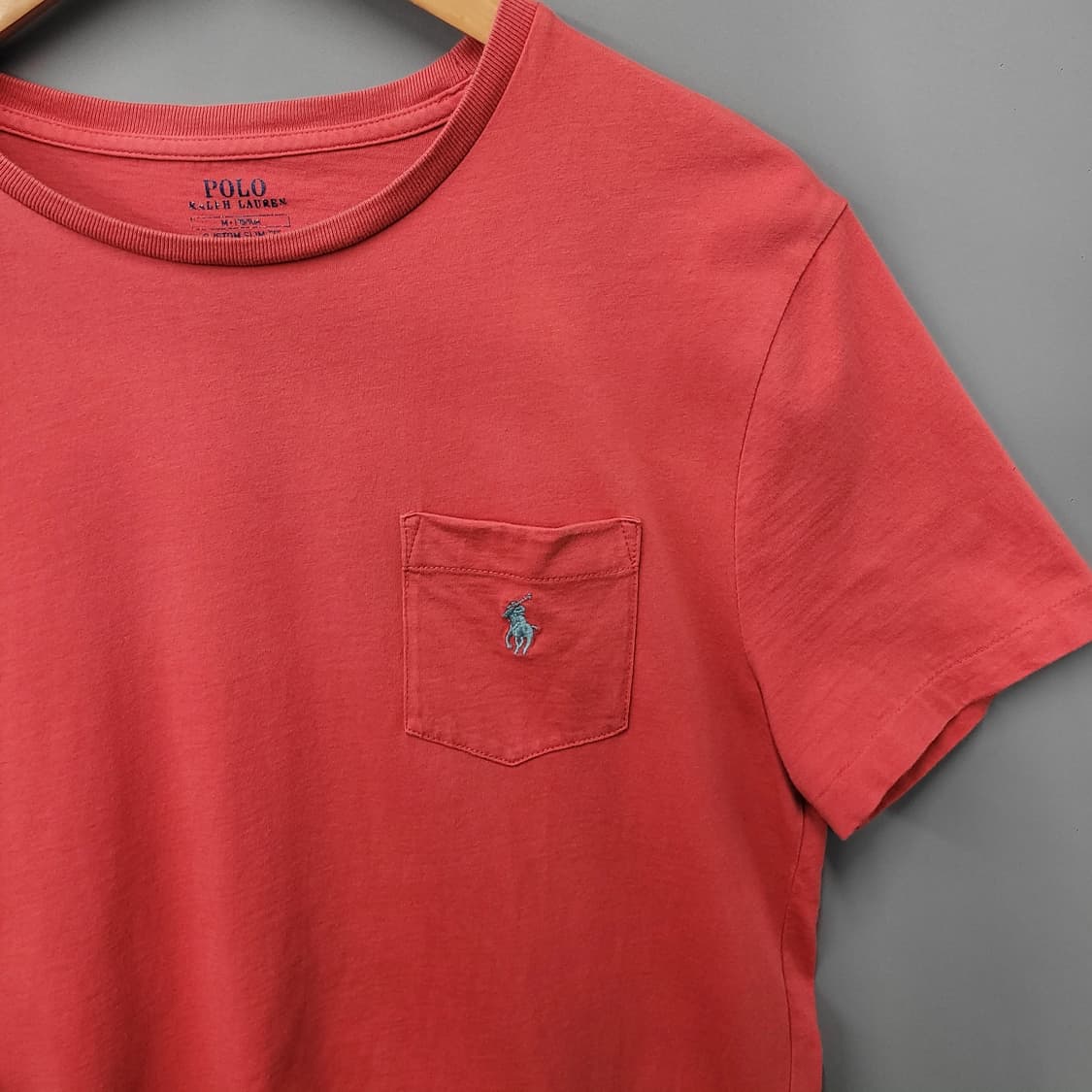 Polo Ralph Lauren 폴로 랄프로렌 코튼 포켓 티셔츠 레드 상품이미지3