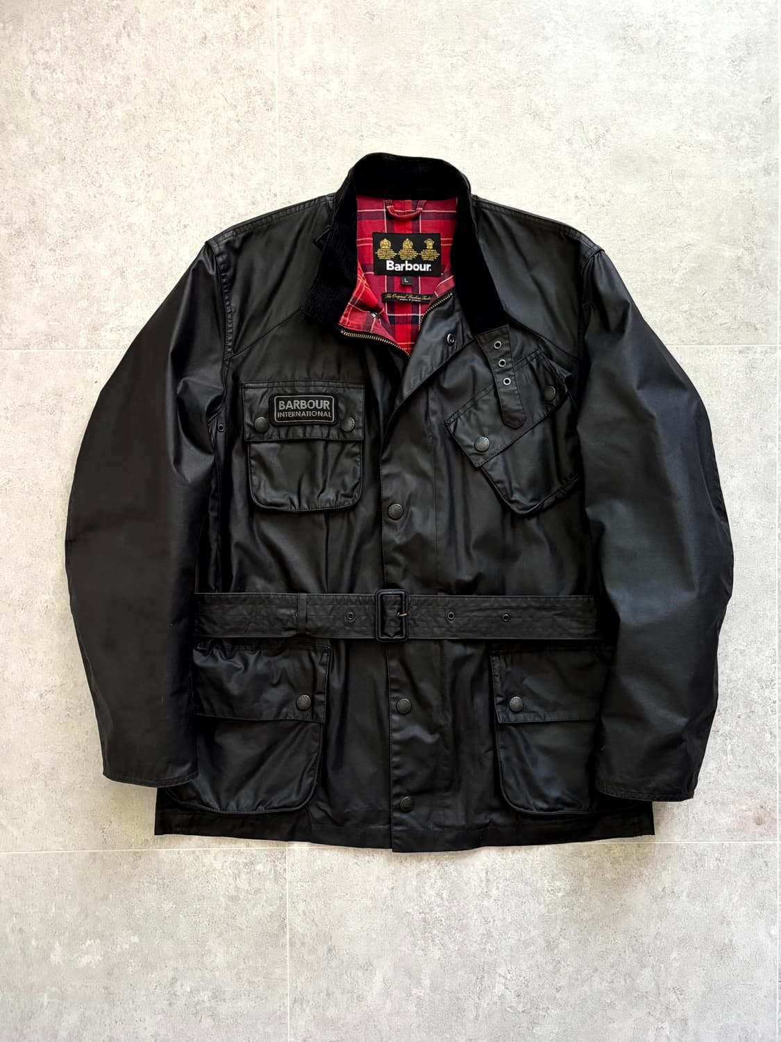 바버 인터네셔널 Antique 자켓 L(~105) 상품이미지1