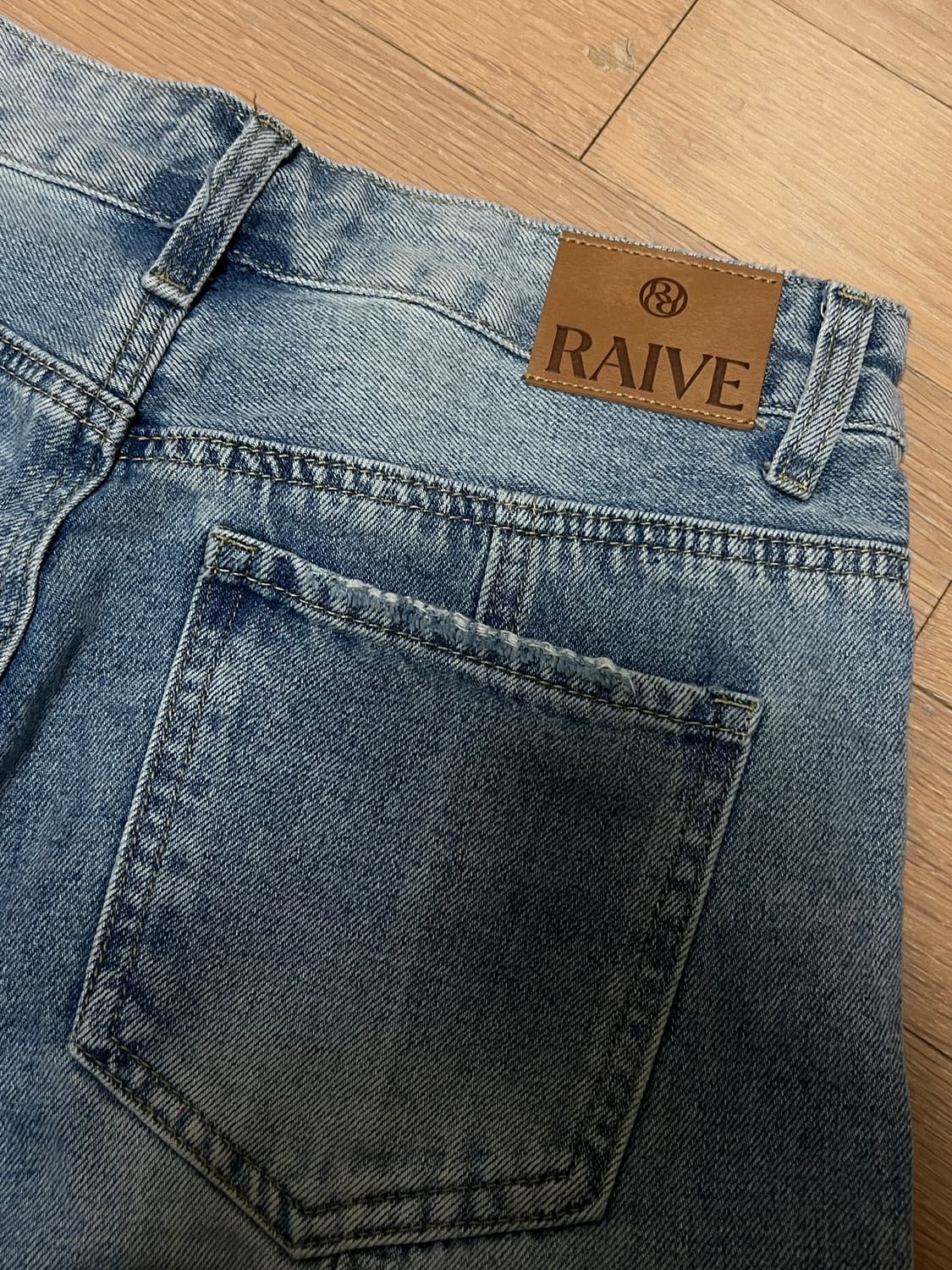 레이브 와이드 데님팬츠 1size 상품이미지8