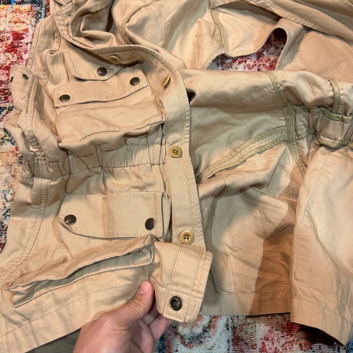 [L] 00s 랄프로렌 스포츠 밀리터리 베스트 상품이미지7