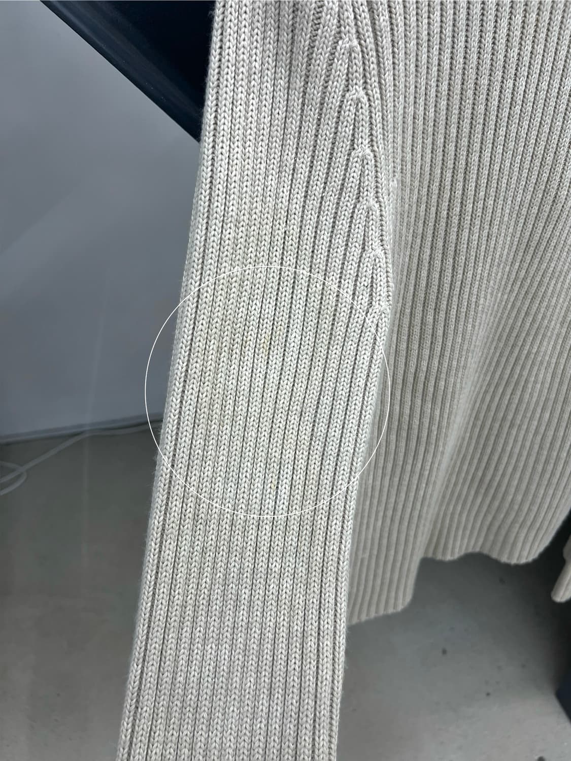 아르마니 익스체인지 패브릭믹스 니트 집업 상품이미지7