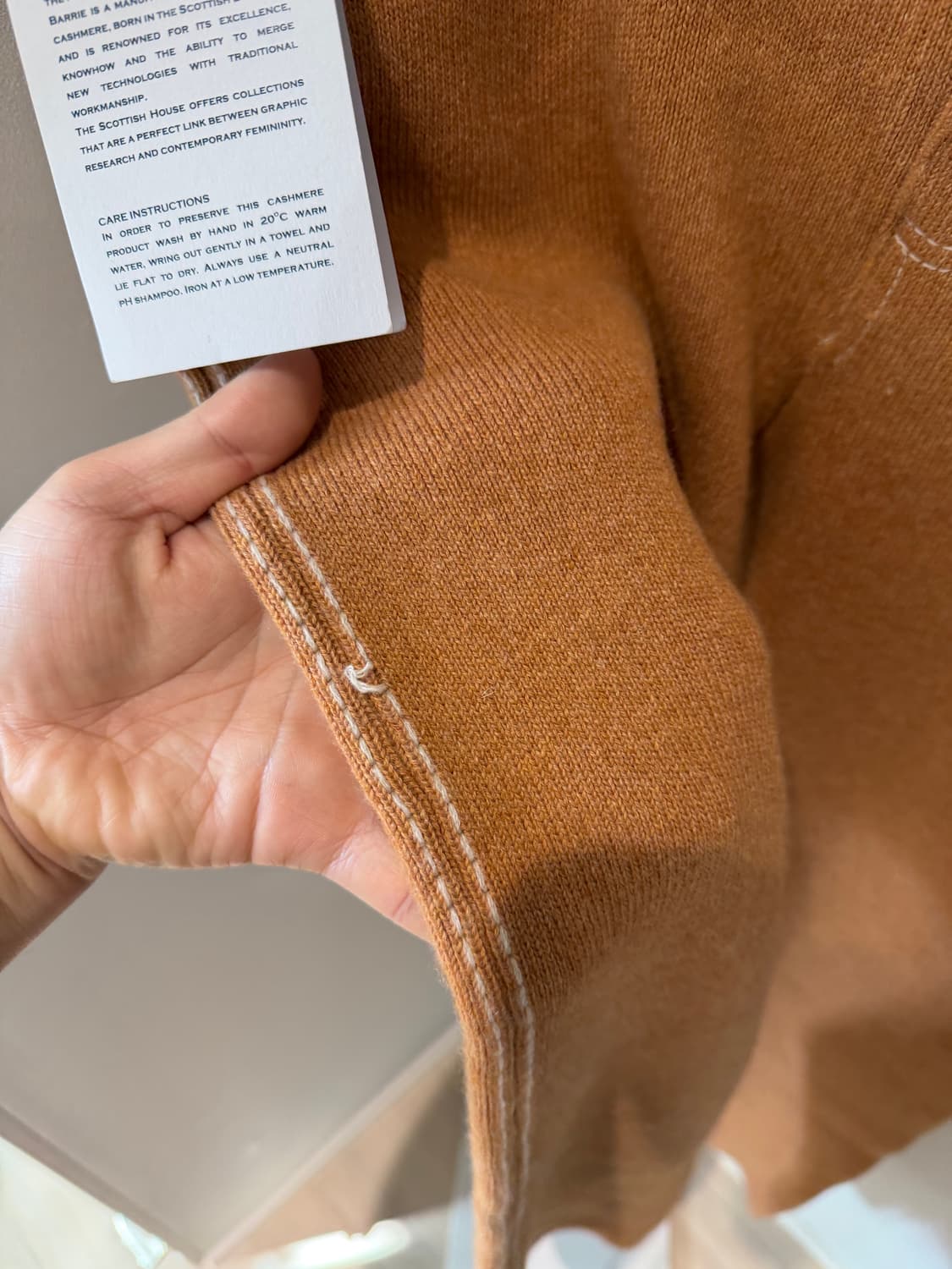 [여성L] 배리 BARRIE 캐시미어 데님 팬츠 상품이미지7