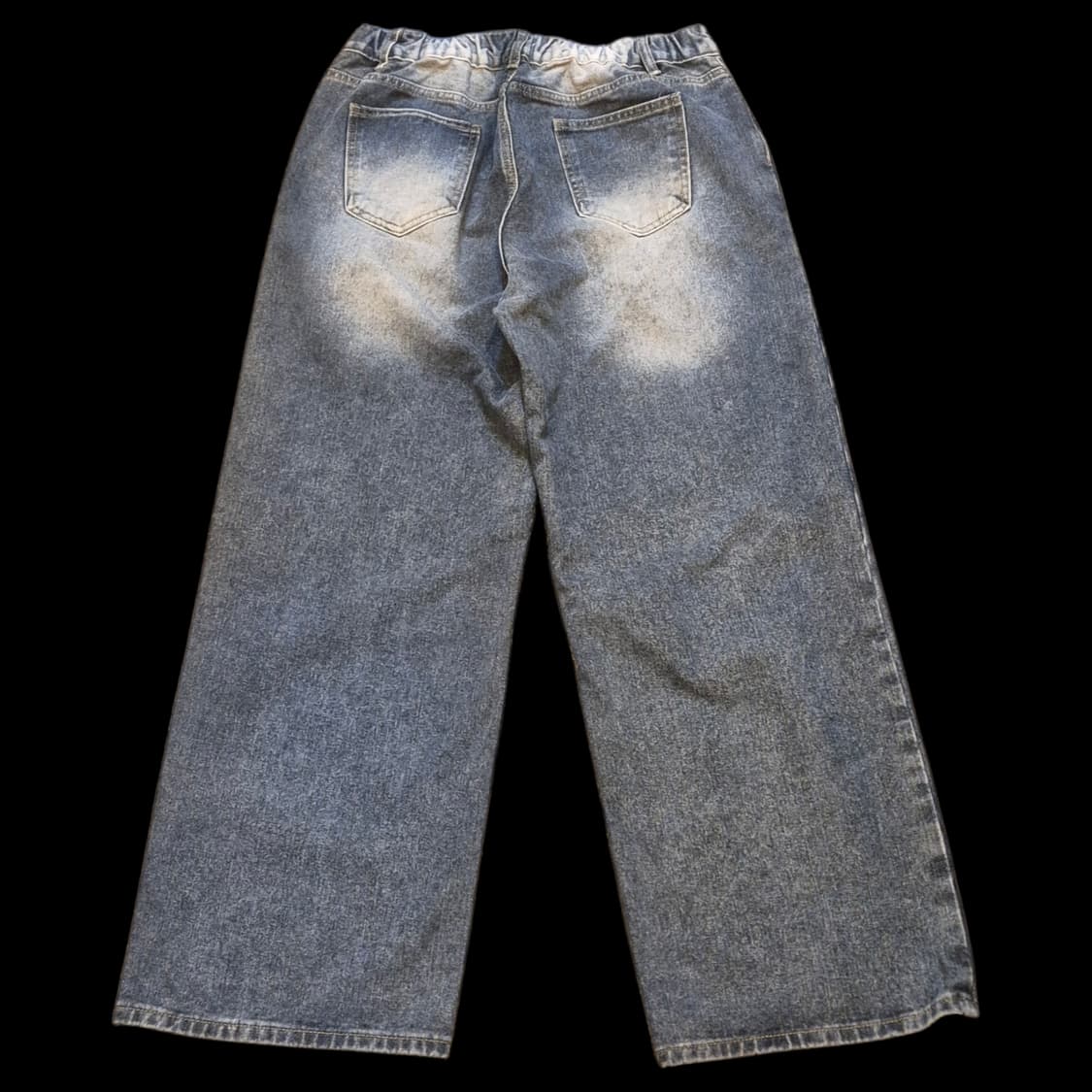 32~34인치 와이드핏 워싱청바지  상품이미지2