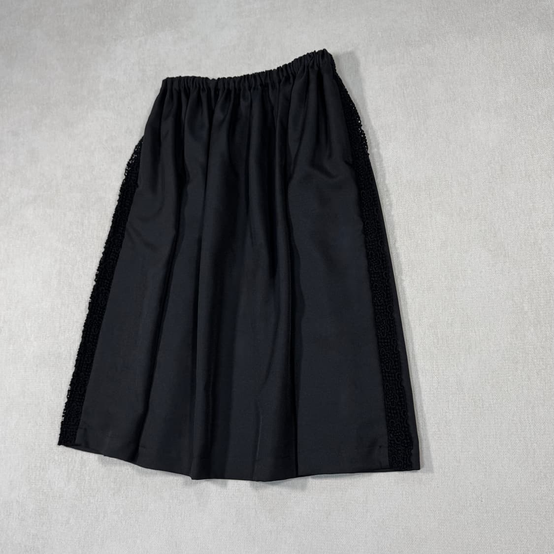 Flower Lace Black Skirt 상품이미지2