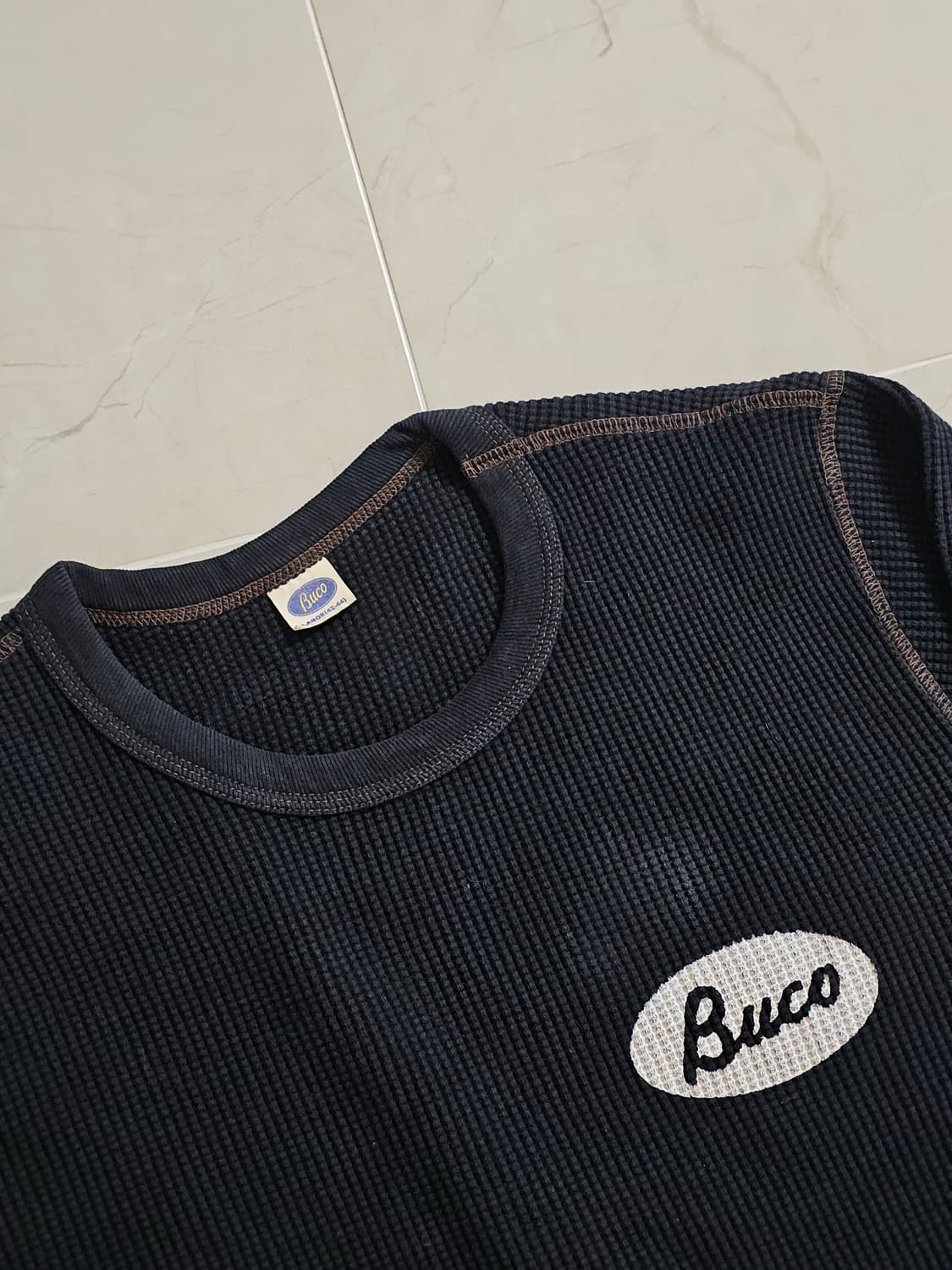 리얼맥코이 Buco printed waffle long sleeve 상품이미지4