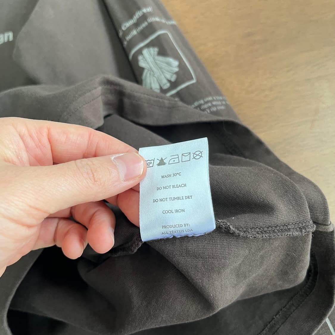 핍스 슬로건 프린트 반팔 티셔츠 XS 상품이미지8