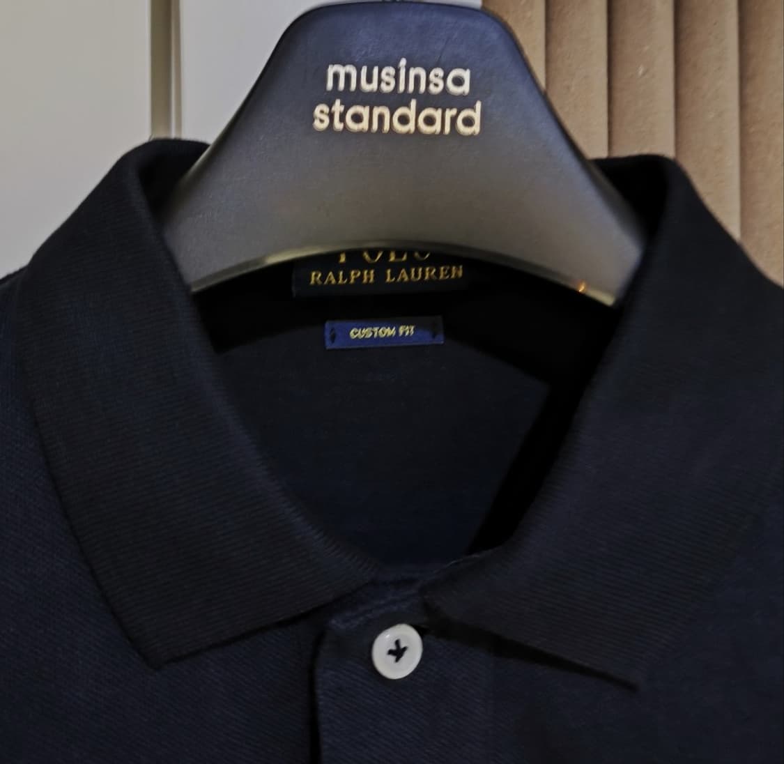 XL 폴로랄프로렌 카라넥티셔츠 블랙 상품이미지2