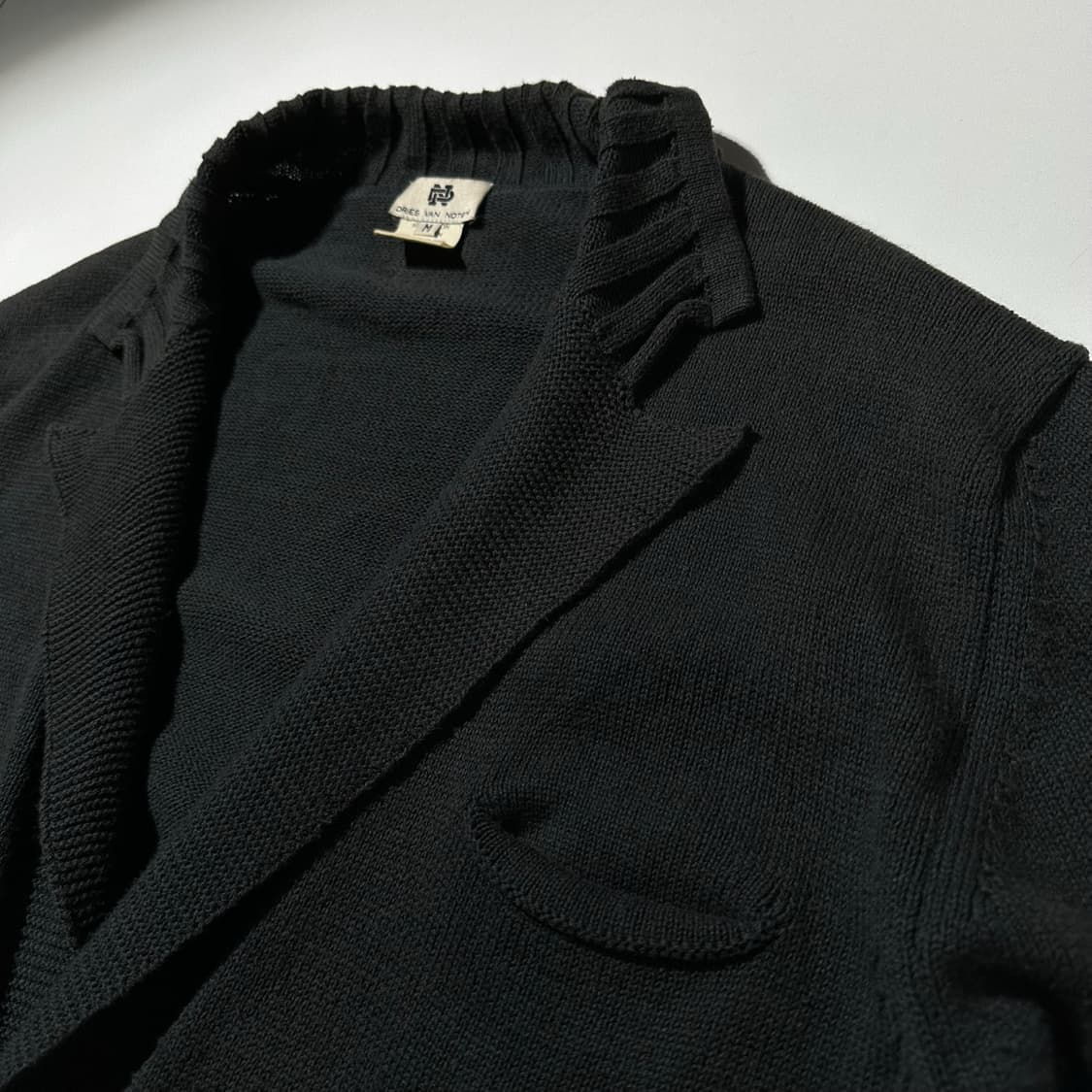 드리스 반 노튼 코튼 린넨 더블 니트 가디건 상품이미지5