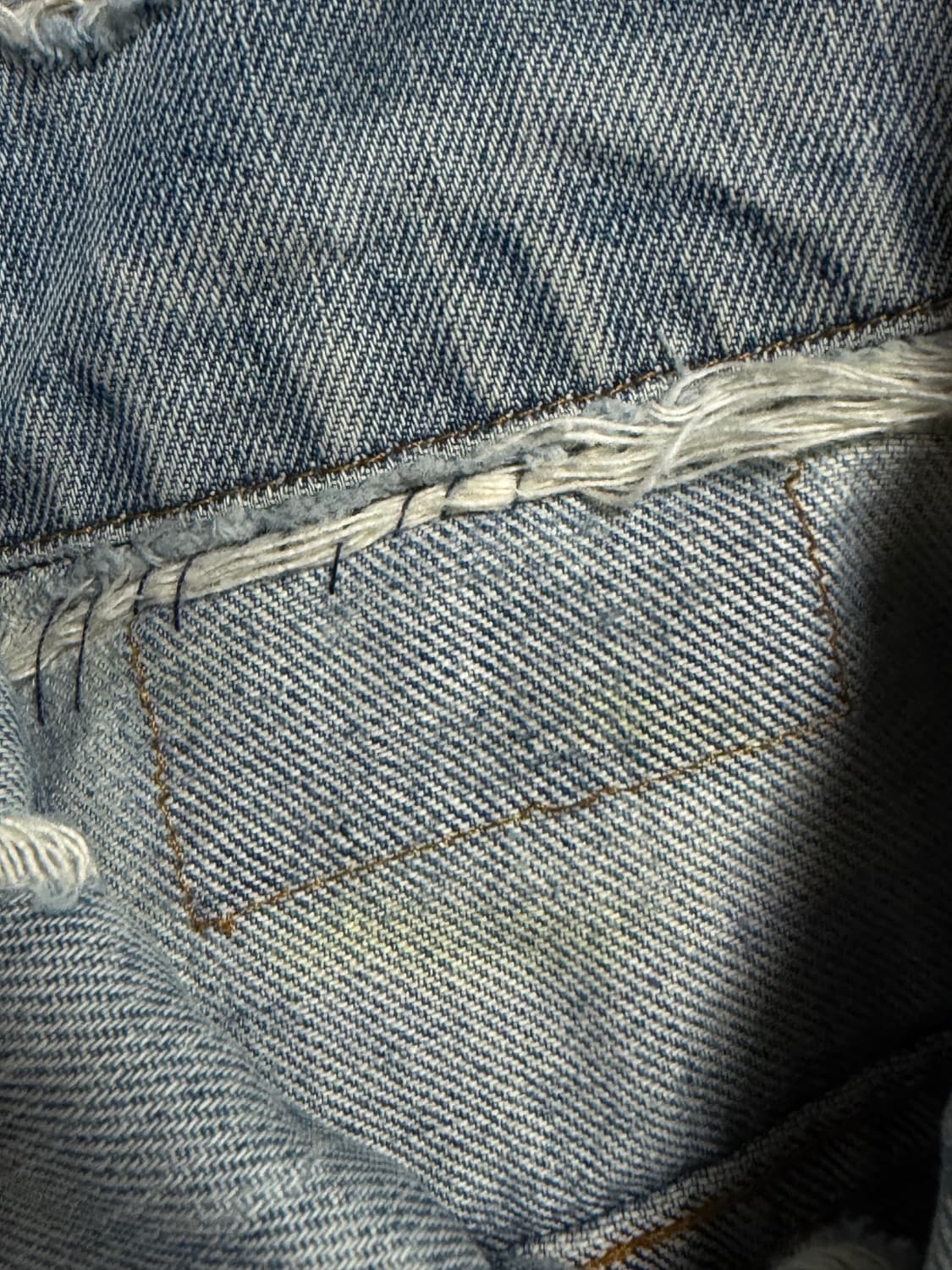 (생활고 급처할인)70s levis 70505 3rd usa 데님자켓 상품이미지7