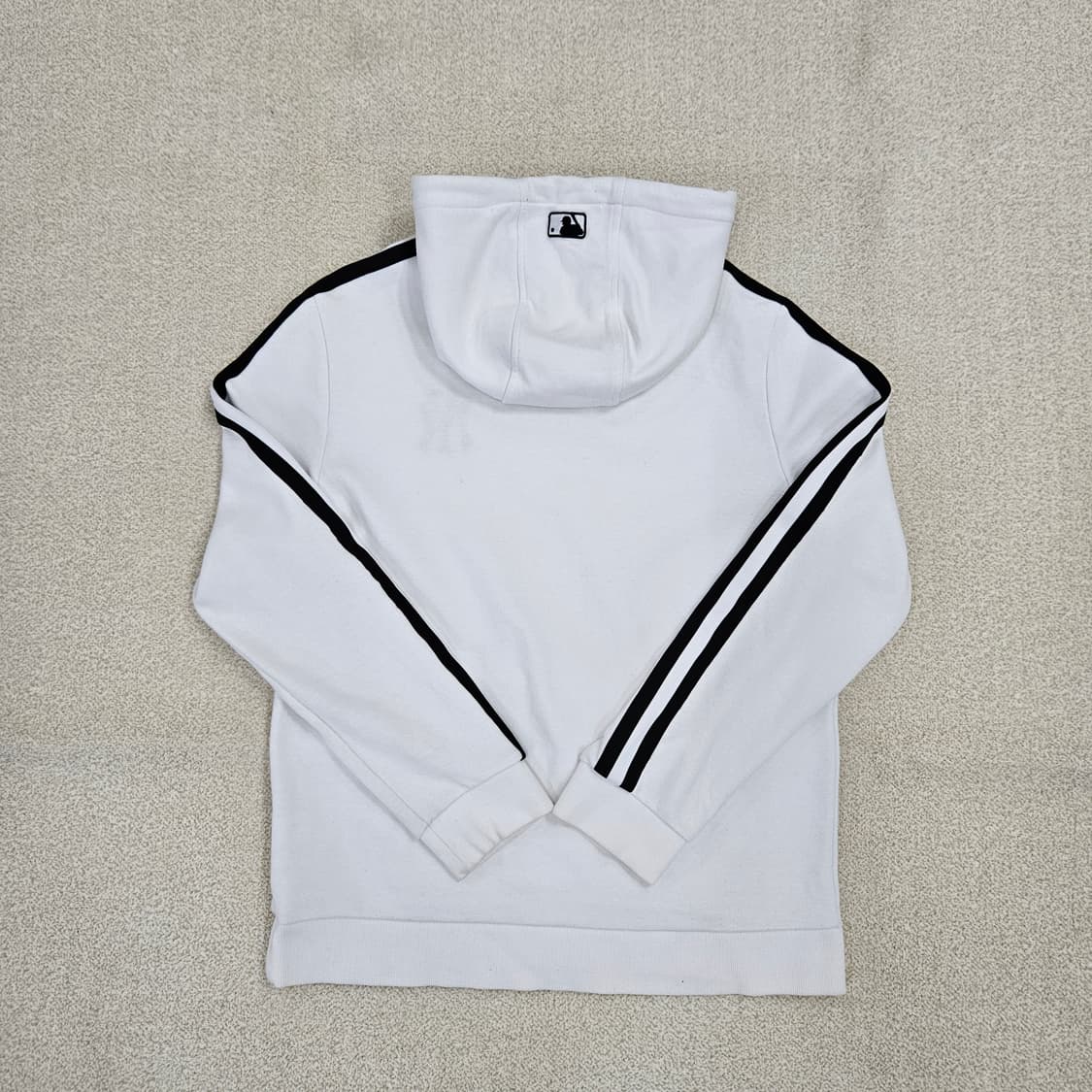 [100]] MLB 엠엘비 뉴욕양키스 라인 후드 티셔츠 1027JM1 상품이미지3