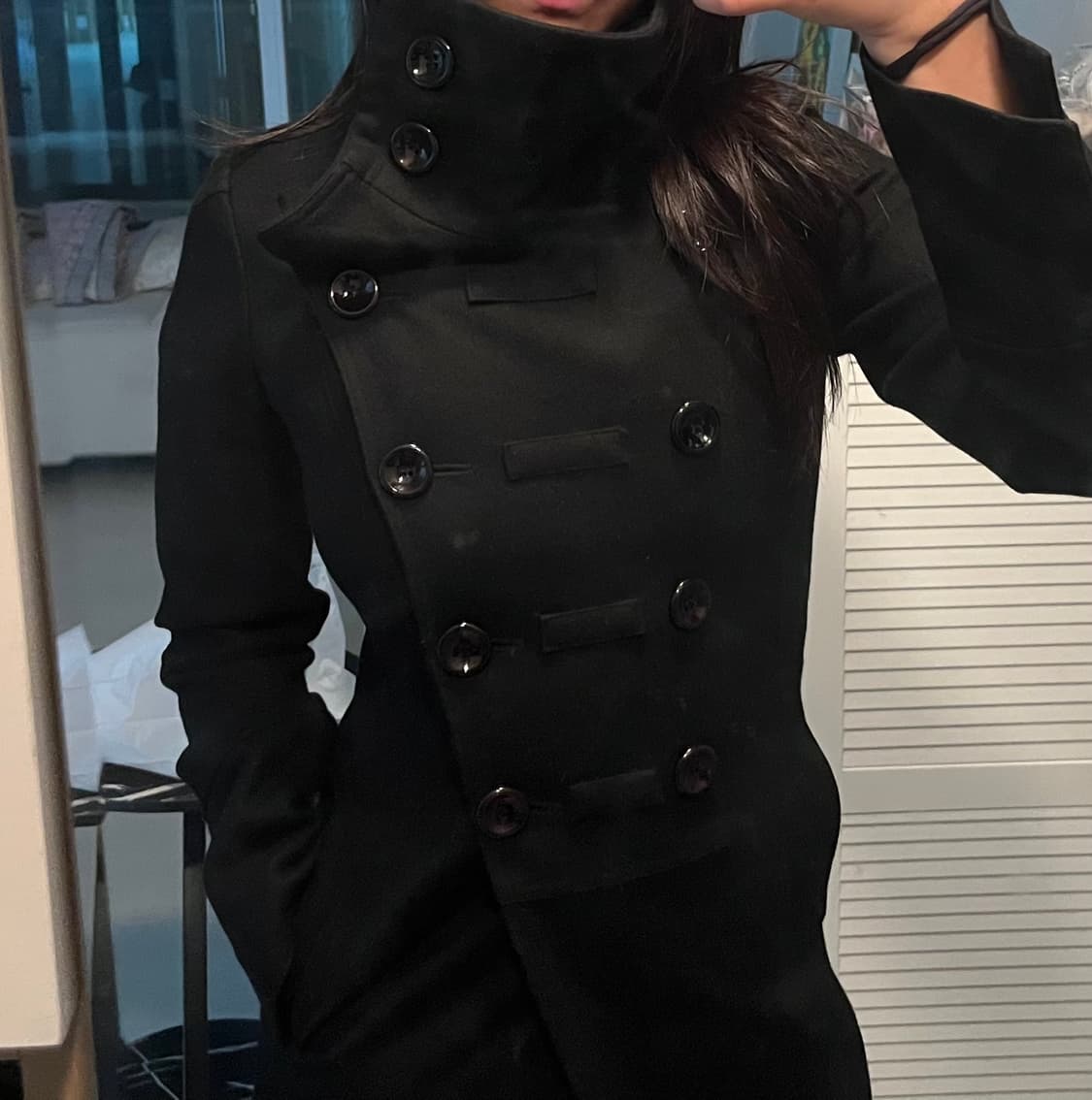 나폴레옹 하이넥 피코트 상품이미지9