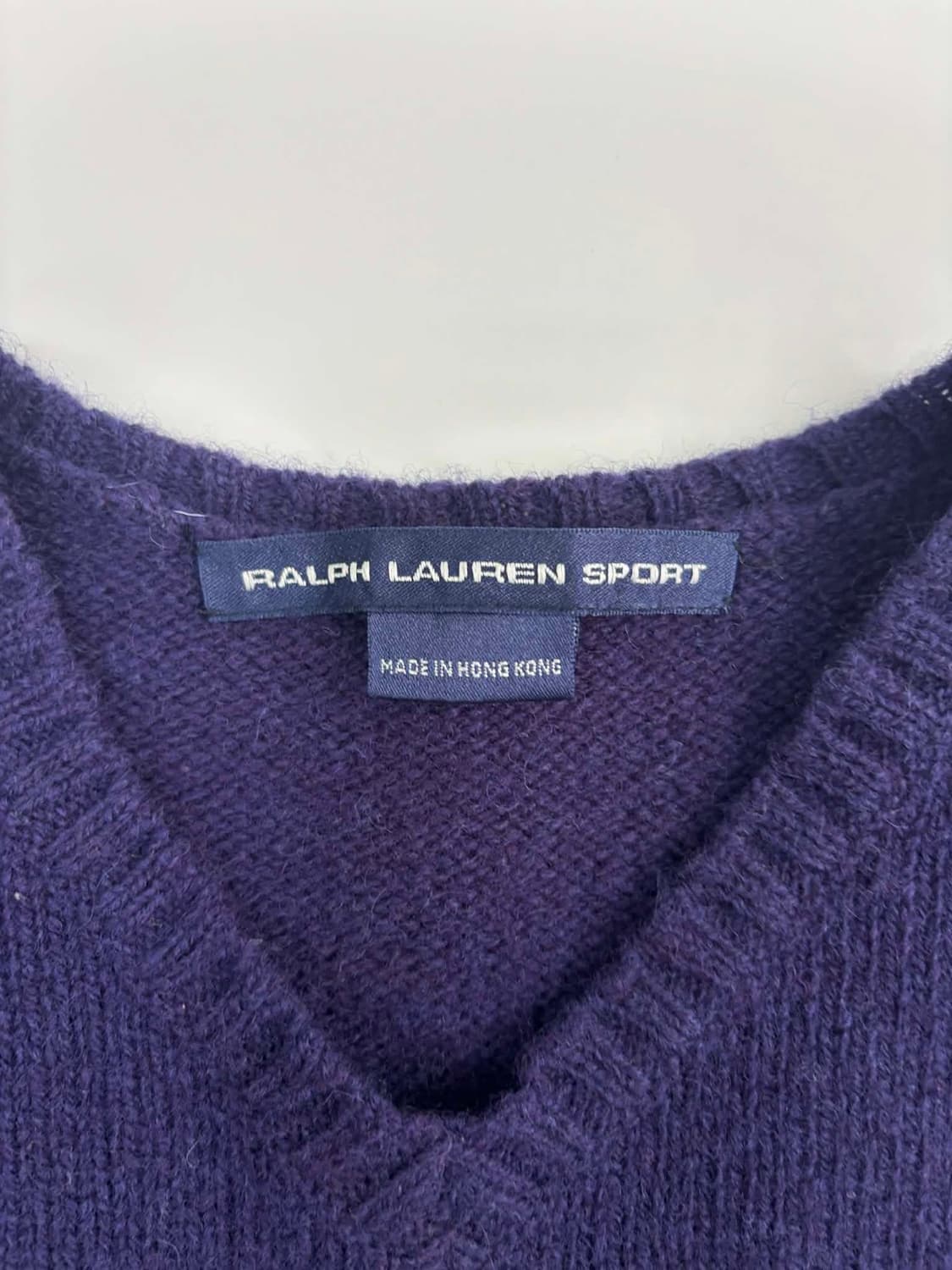 폴로 랄프로렌 스포츠 램스울 100% 걸즈 브이넥 니트 상품이미지4