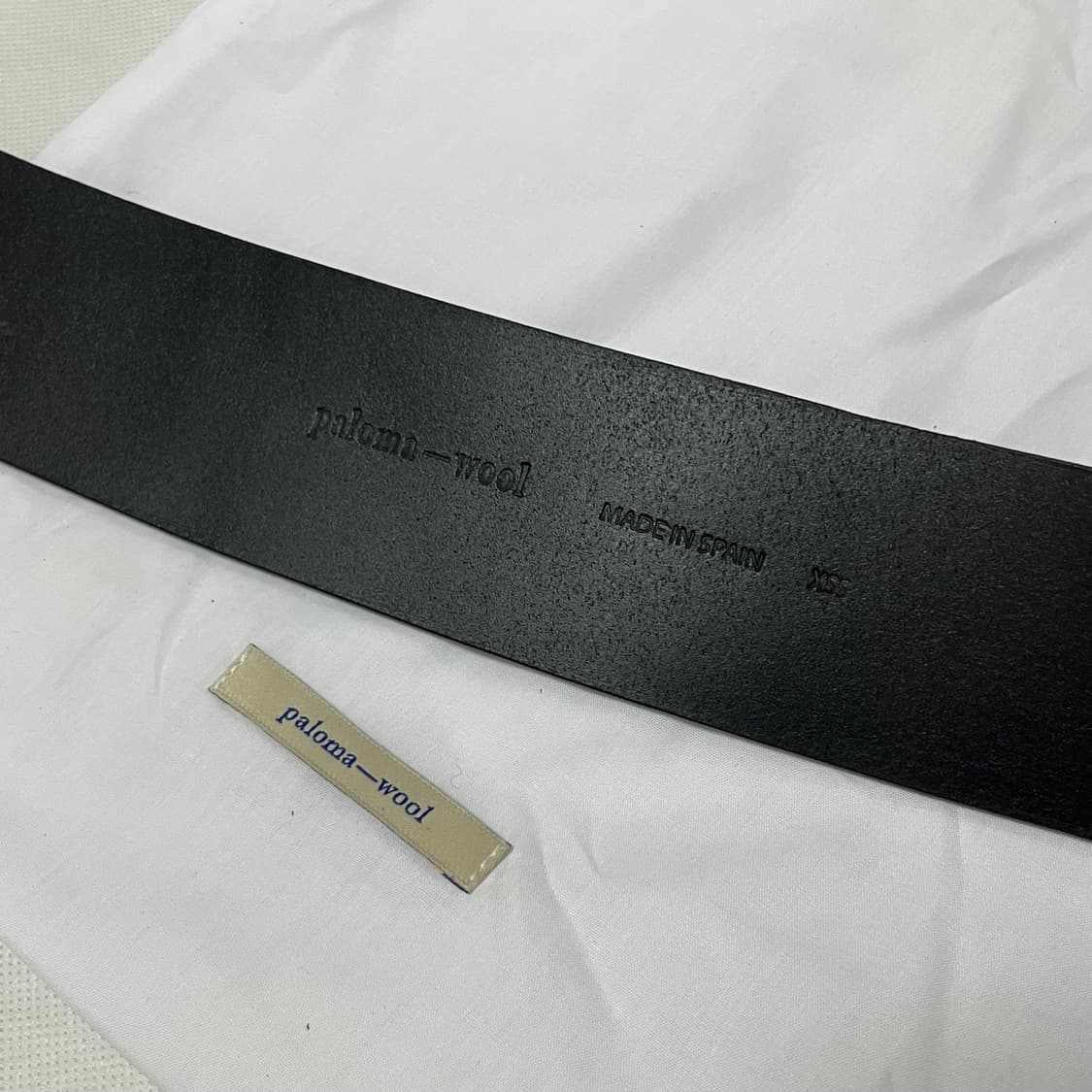[XS/S]팔로마울 Penelope II 더블 벨트/블랙 상품이미지4