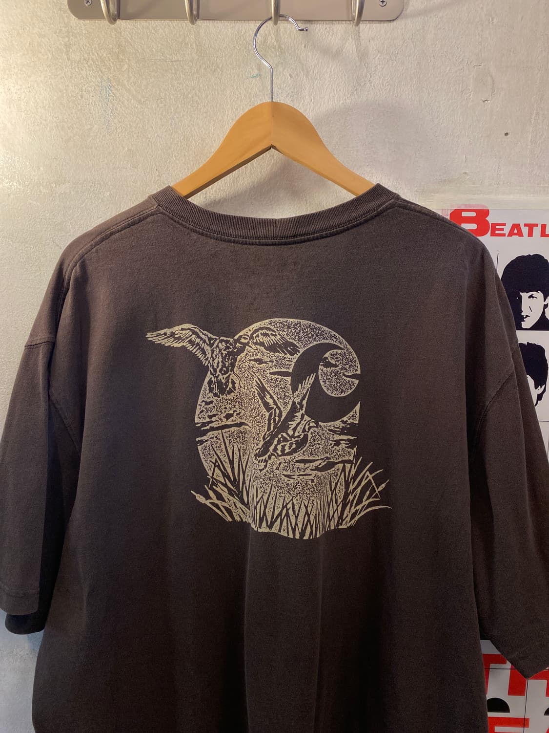 칼하트 백프린팅 티셔츠 2XL 브라운 상품이미지1