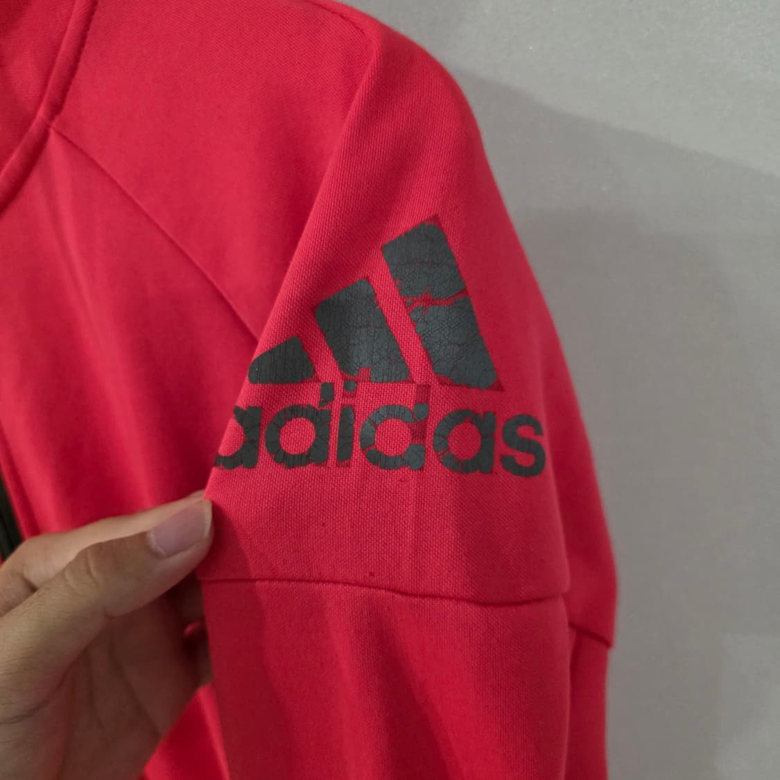 아디다스 후드집업 핑크 S 상품이미지2