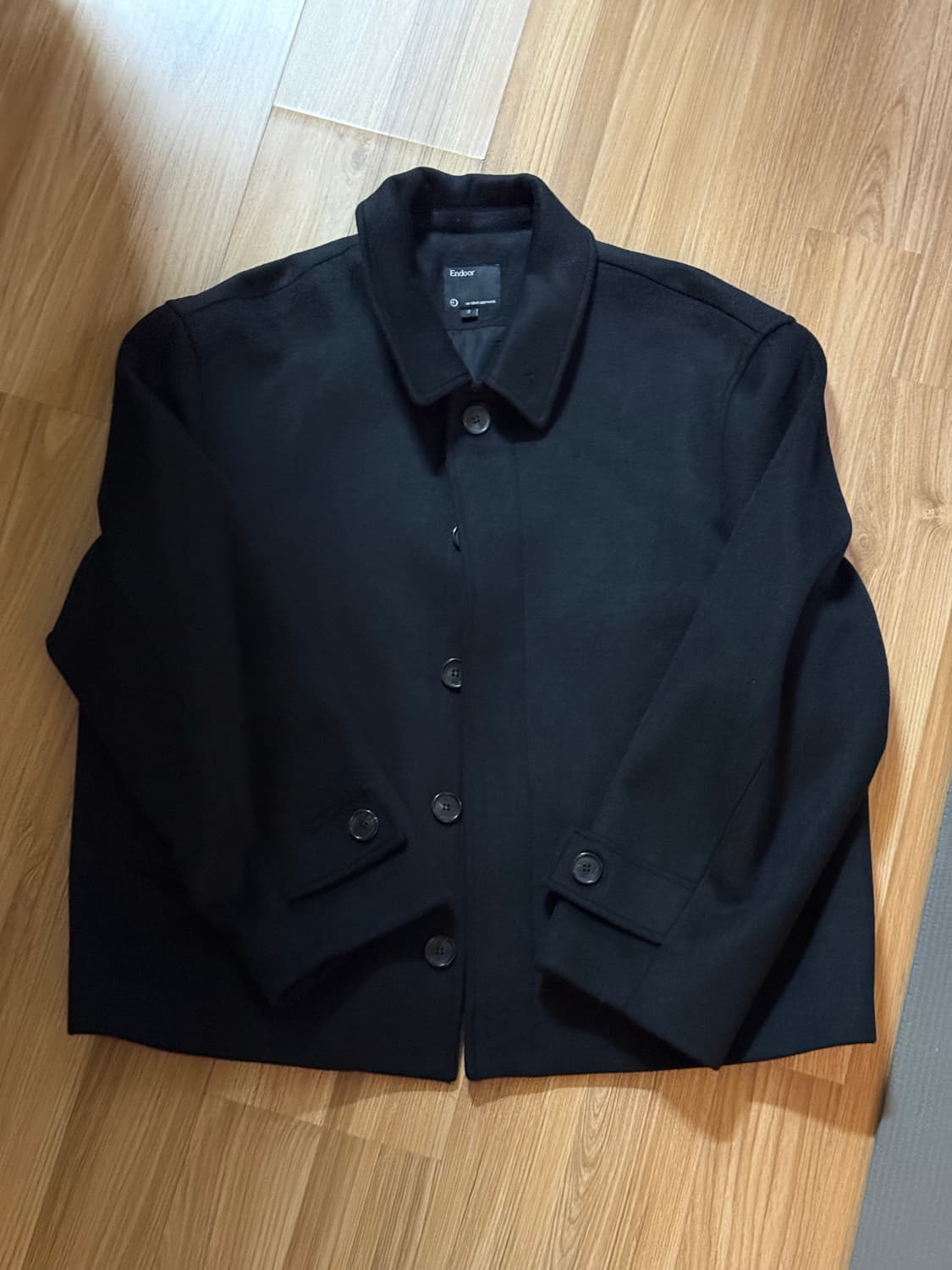 엔도어 Short mac coat (black) 상품이미지3