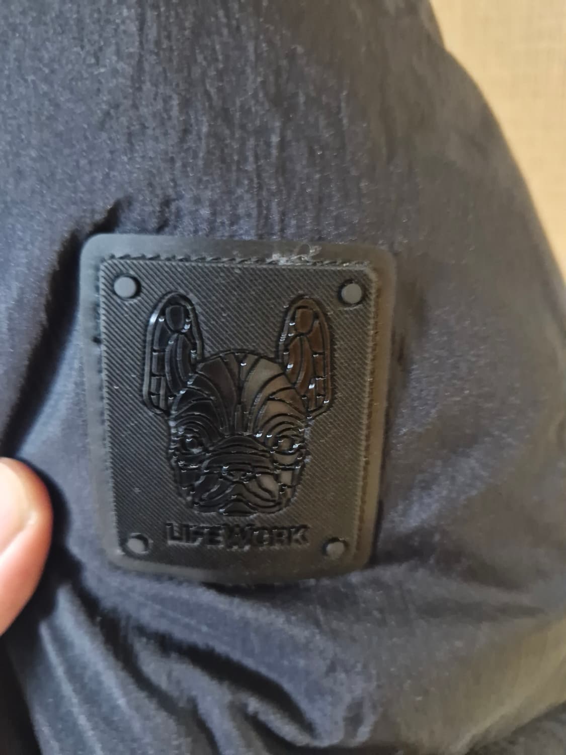 라이프워크 블랙 오버핏 패딩 점퍼 M (실측110까지) 상품이미지4