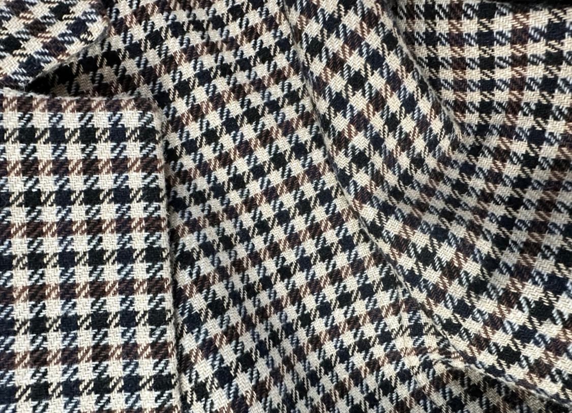 빈티지 체크 롱코트 상품이미지9